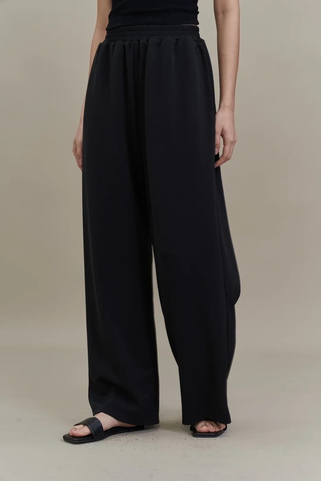EMVY | Cloud Soft Touch Modal Wide-leg Pant - Black - Image 5