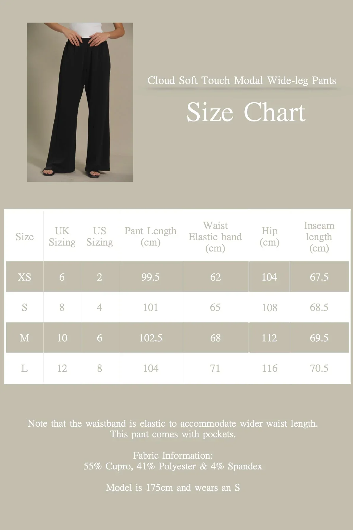 EMVY | Cloud Soft Touch Modal Wide-leg Pant - Black - Image 6