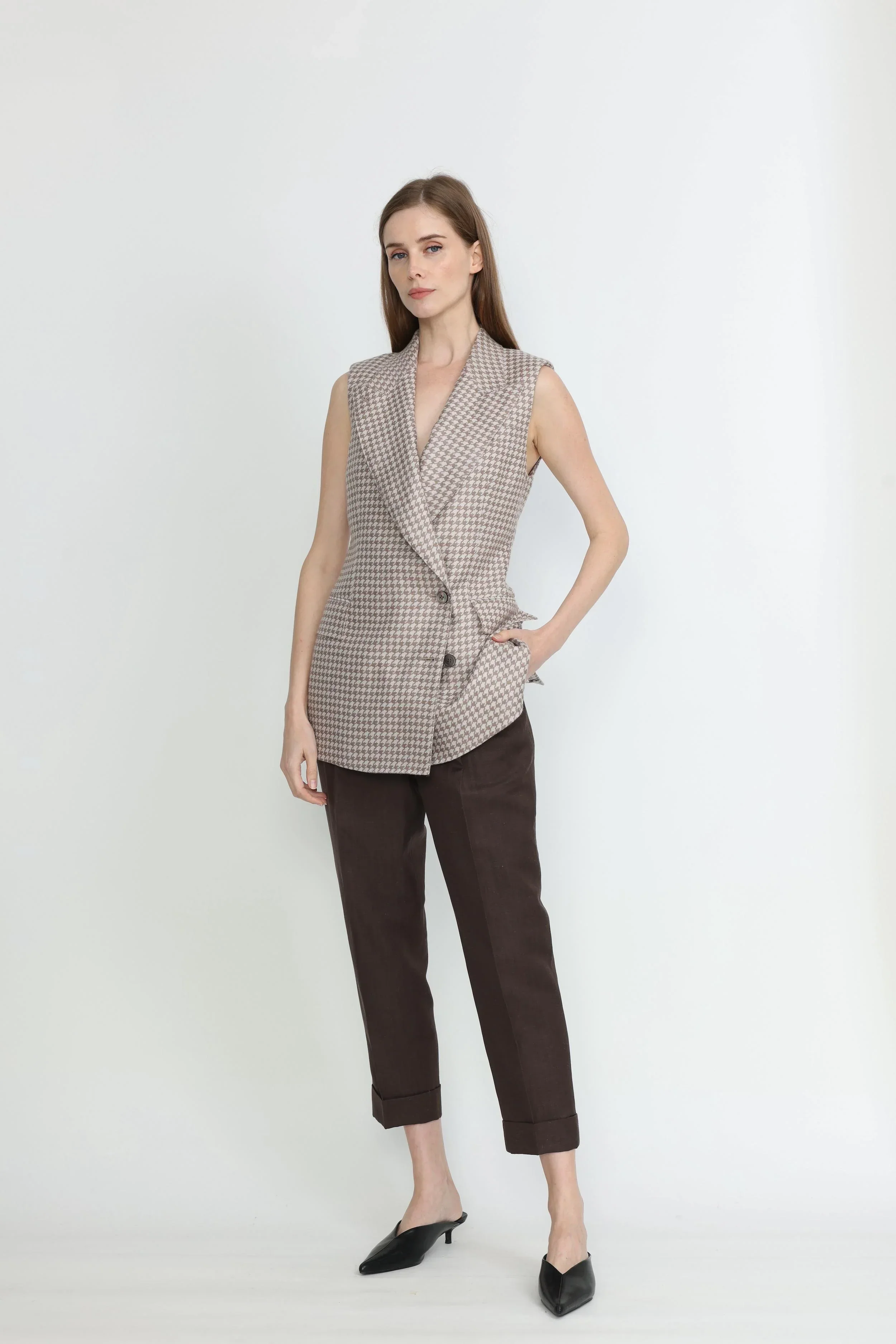 FREY | Beja Waistcoat | Beige