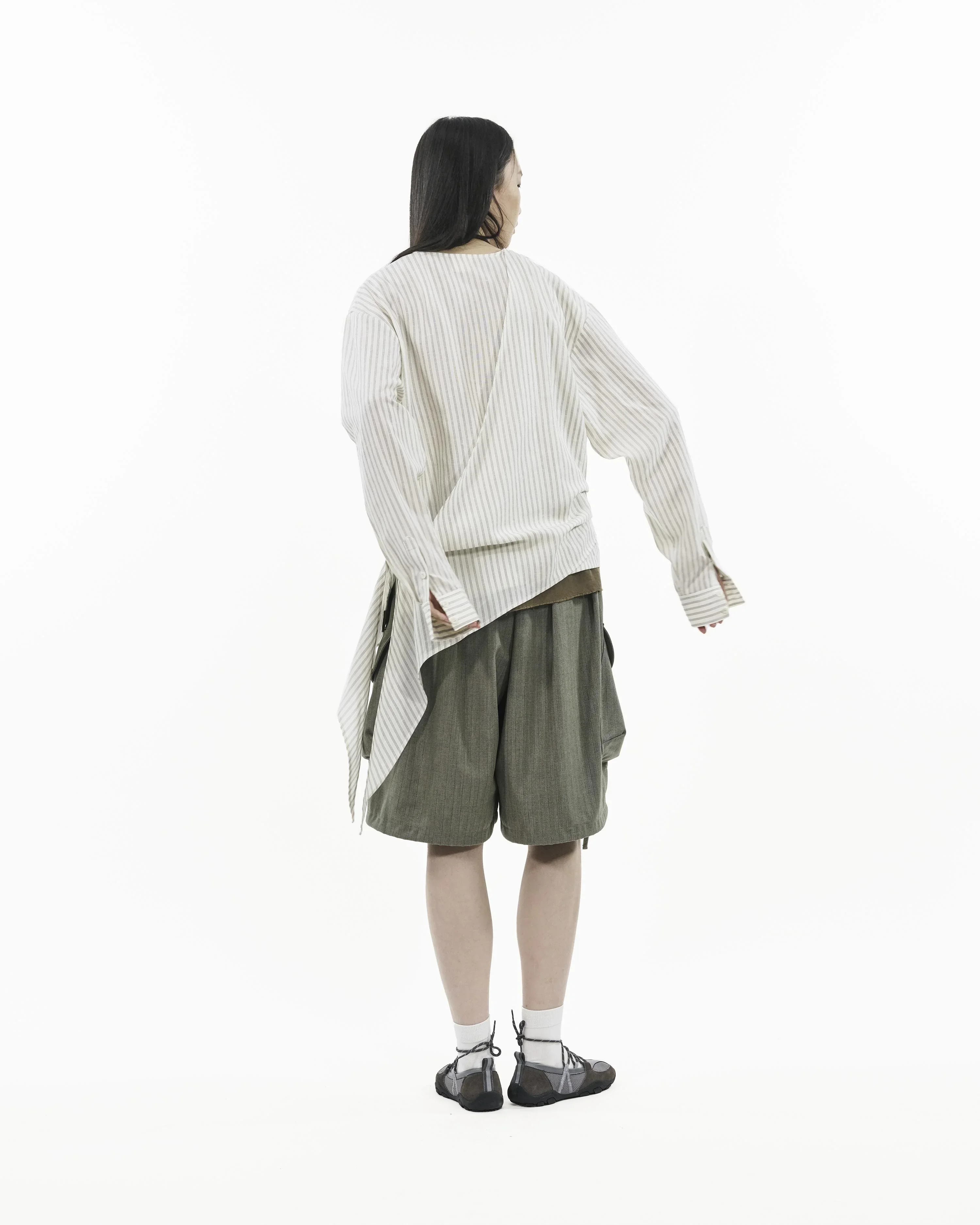 GRAYE | Asymmetrical Wrap Shirt - Image 5