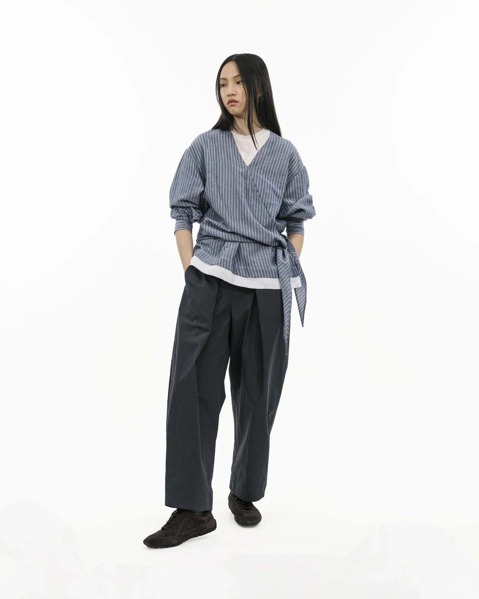 GRAYE | Asymmetrical Wrap Shirt - Image 6