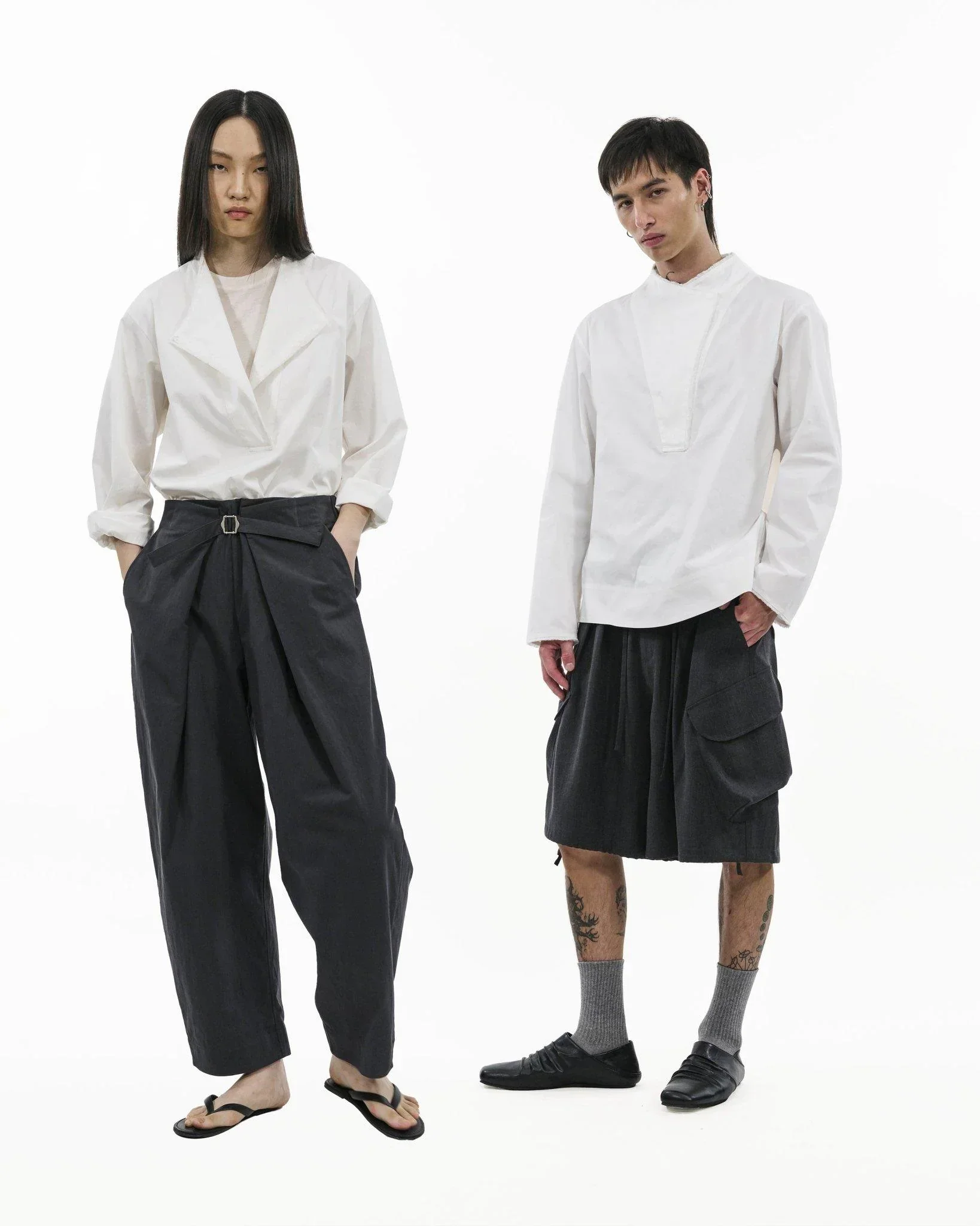 GRAYE | Cross Placket Shirt