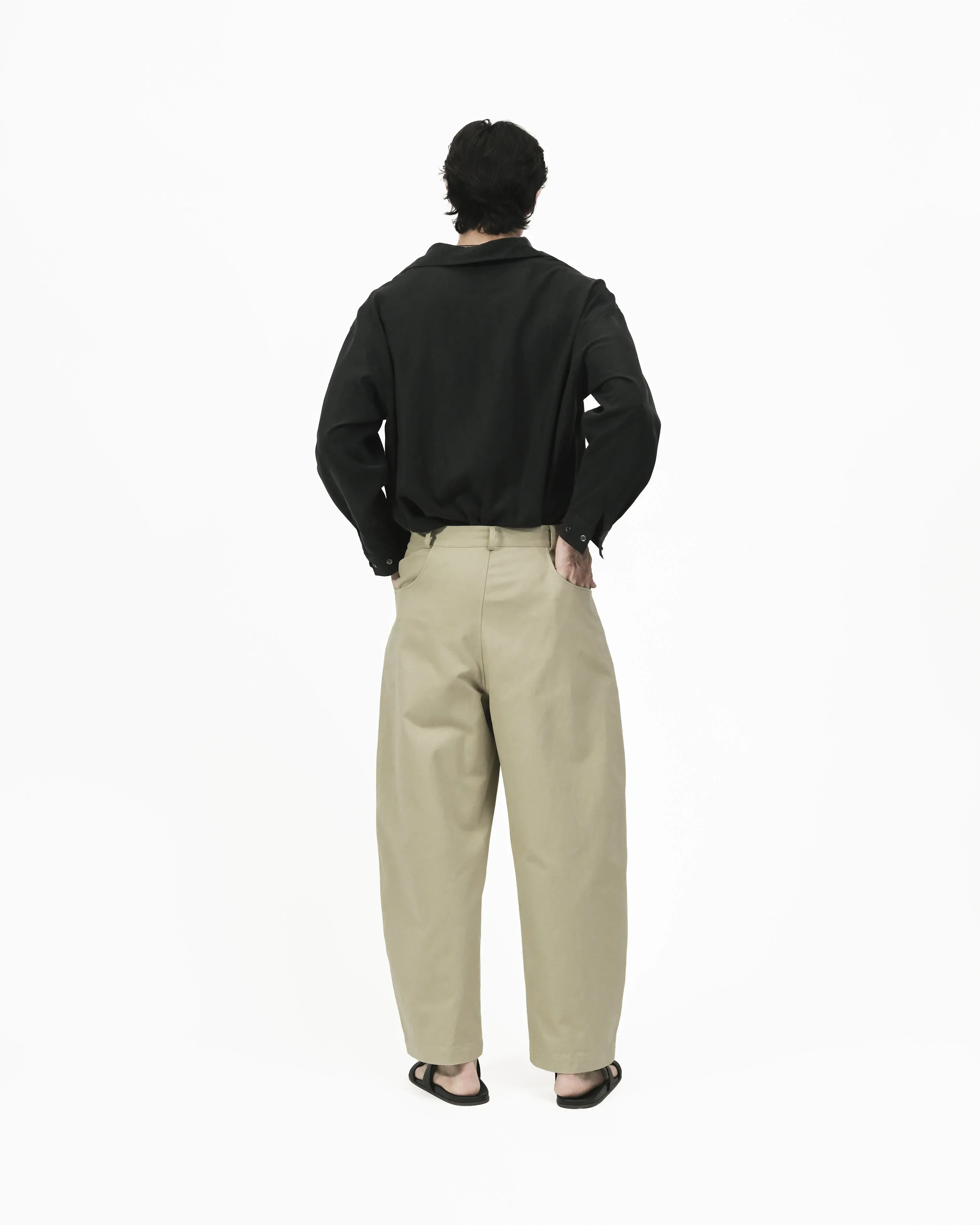 GRAYE | Fluid Knot Shirt - Black - Image 4