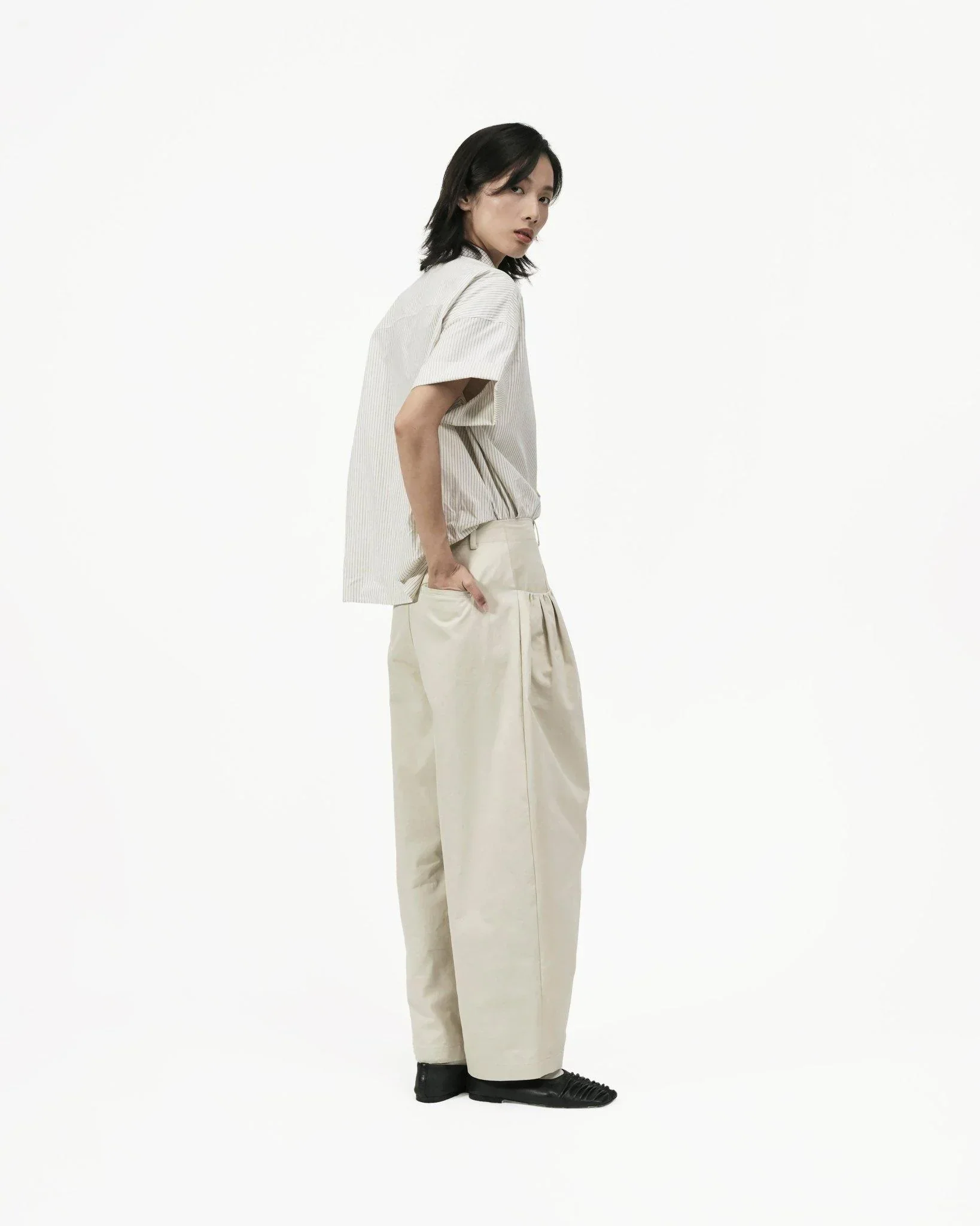 GRAYE | Gather Pocket Cocoon Trousers - Image 5
