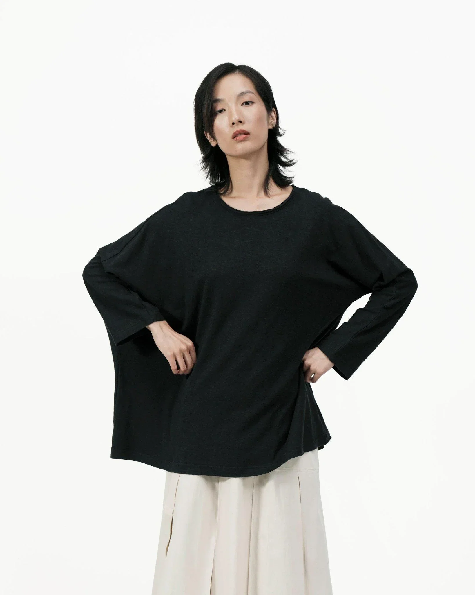 GRAYE | Offset Drape Pullover - Image 2