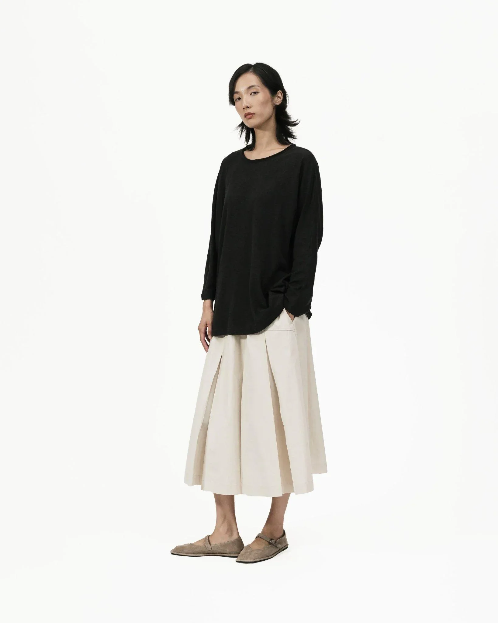 GRAYE | Offset Drape Pullover - Image 3