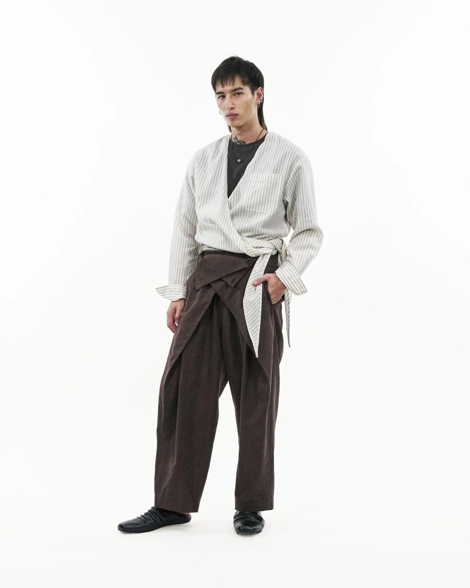 GRAYE | Sash Wrap Trousers - Image 4