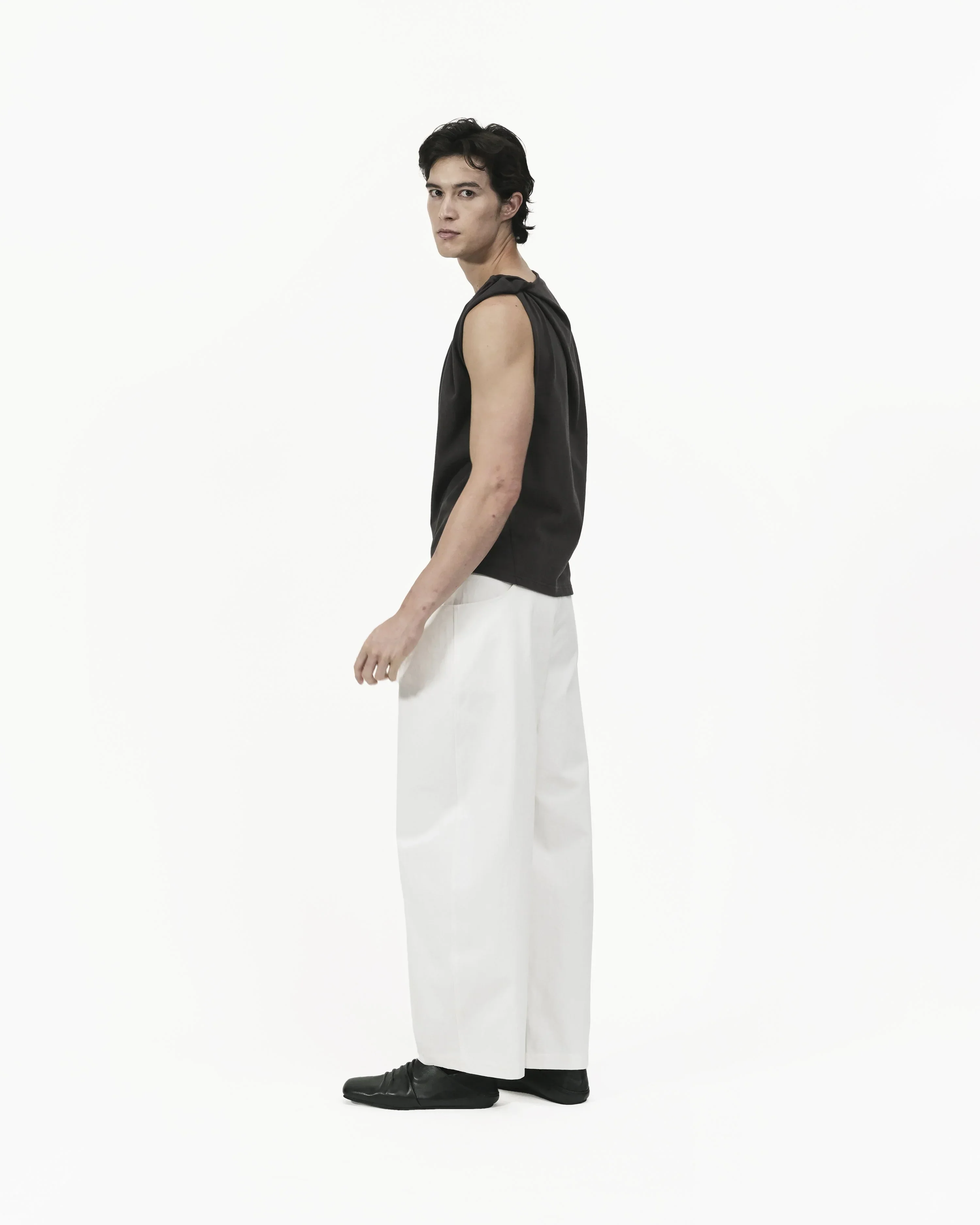 GRAYE | Twisted Knit Top - Charcoal - Image 3