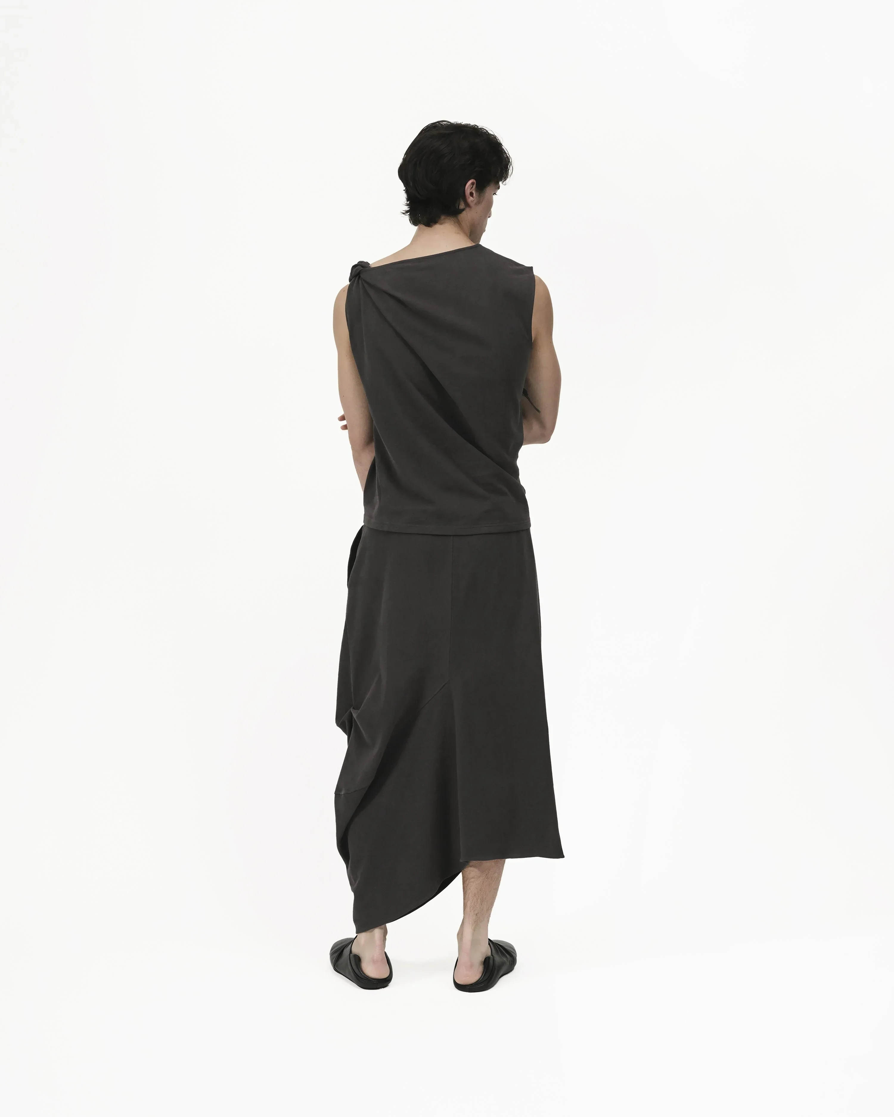 GRAYE | Twisted Knit Top - Charcoal - Image 4