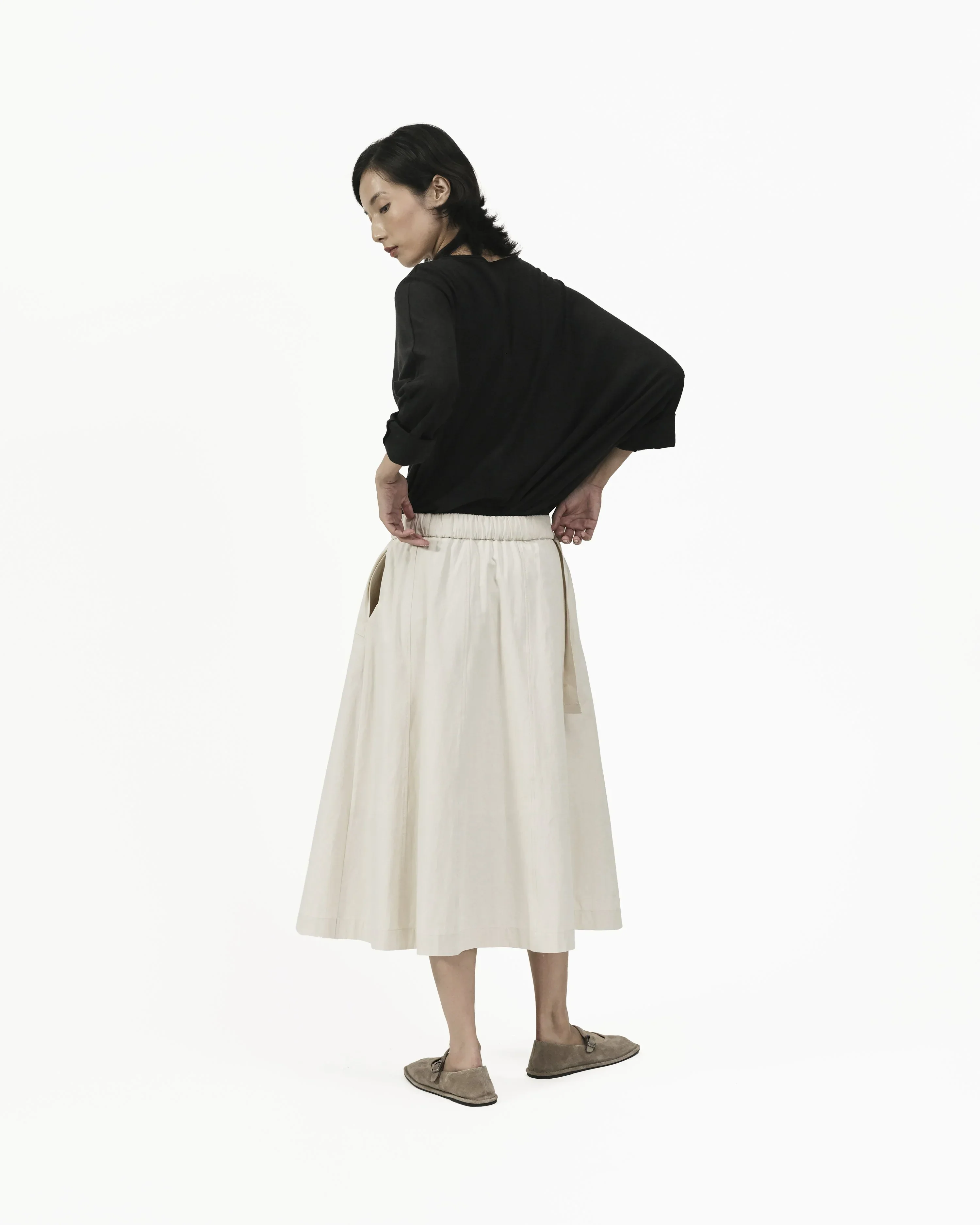 GRAYE | Two Way Midi Skirt - Ivory - Image 5