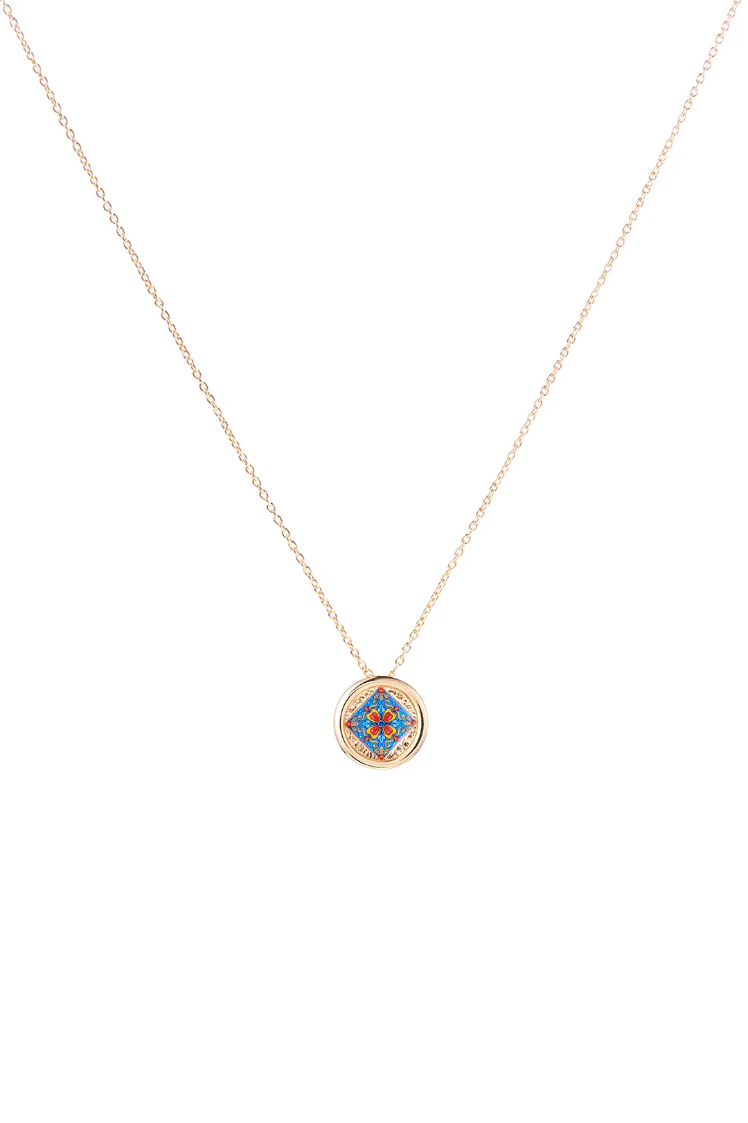 RARE BIRD COLLECTION | Italian Medallion Pendant - Blue