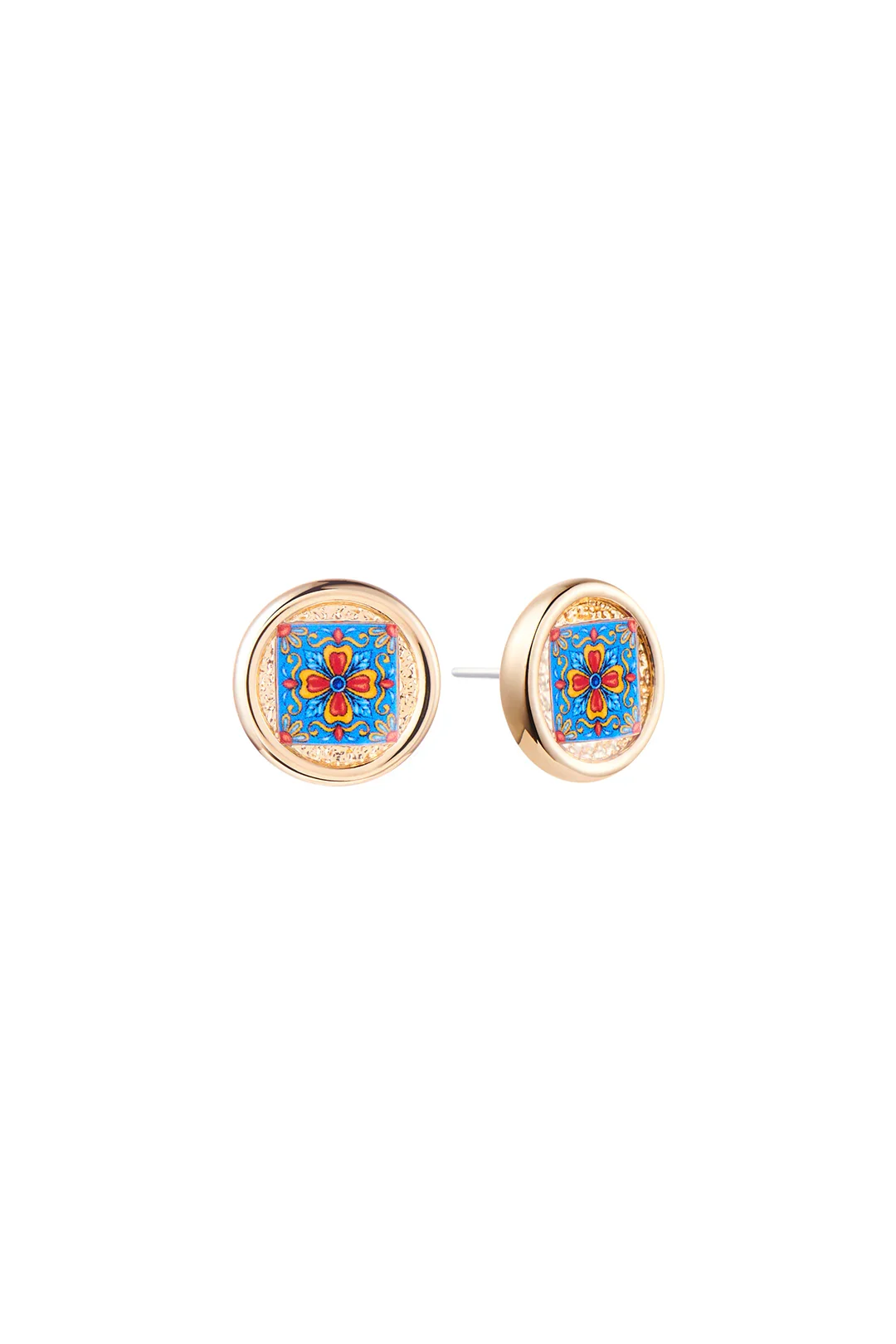 RARE BIRD COLLECTION | Italian Medallion Stud - Blue