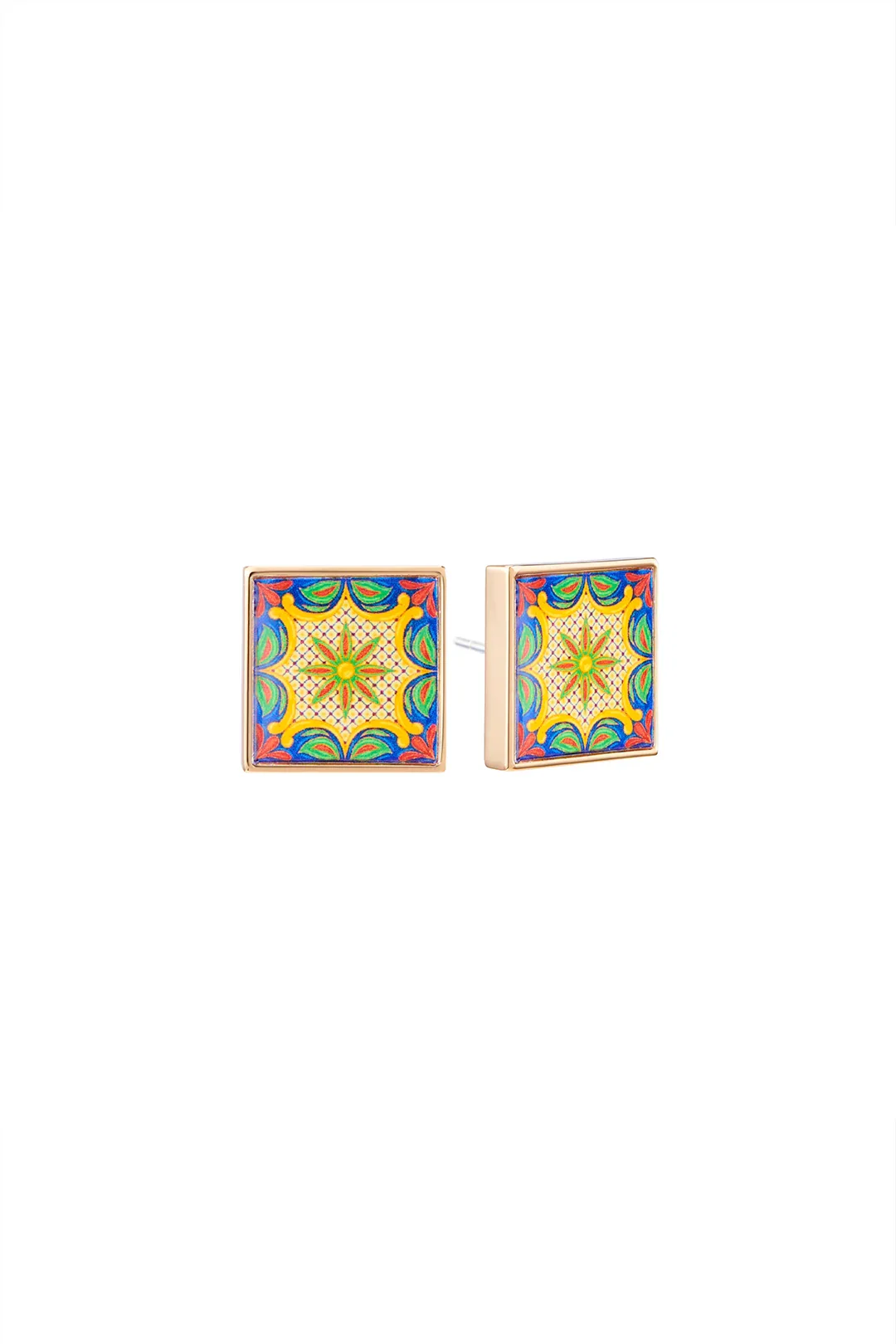 RARE BIRD COLLECTION | Italian Tile Stud - Noble