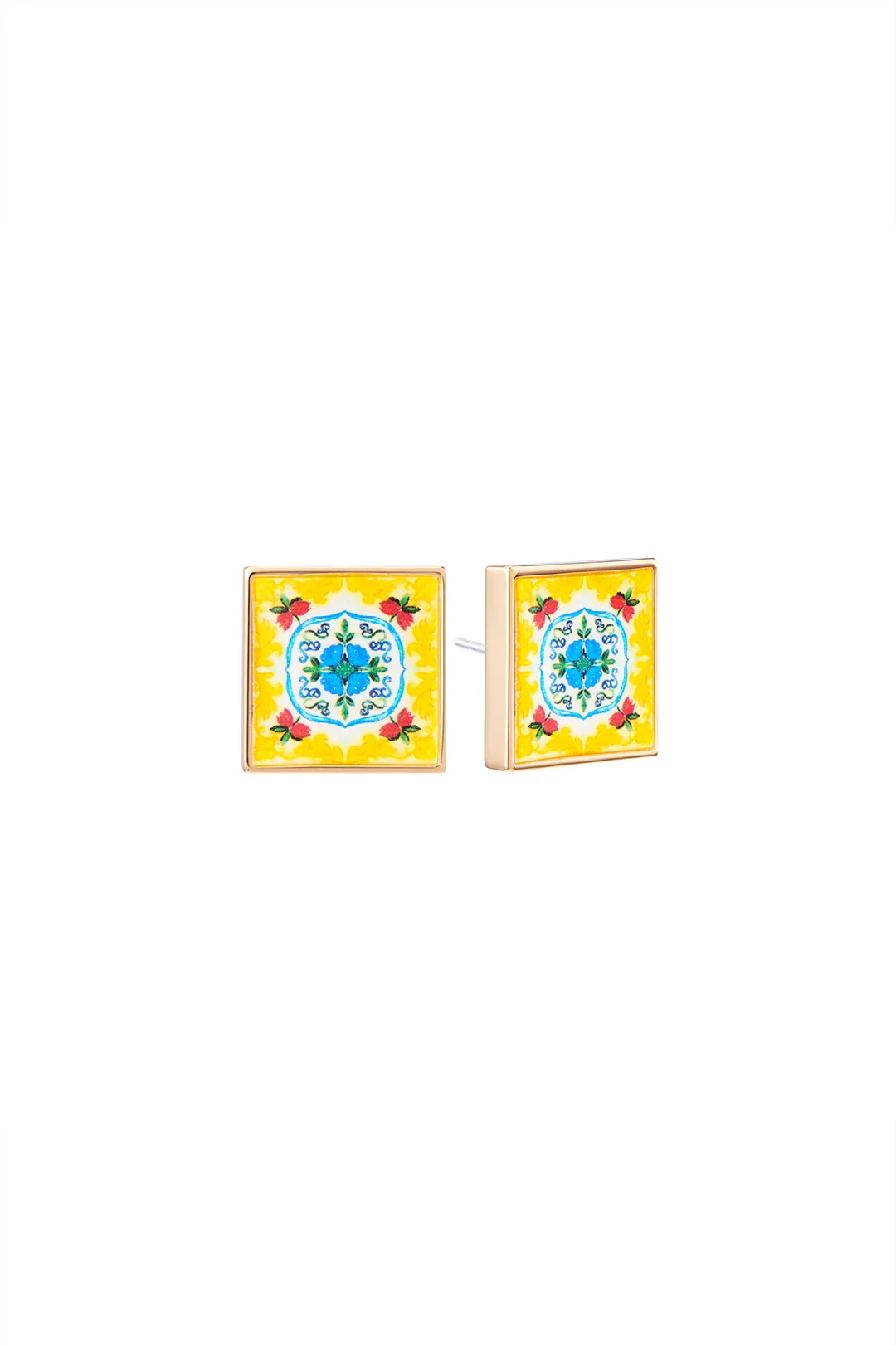 RARE BIRD COLLECTION | Italian Tile Stud - Royal