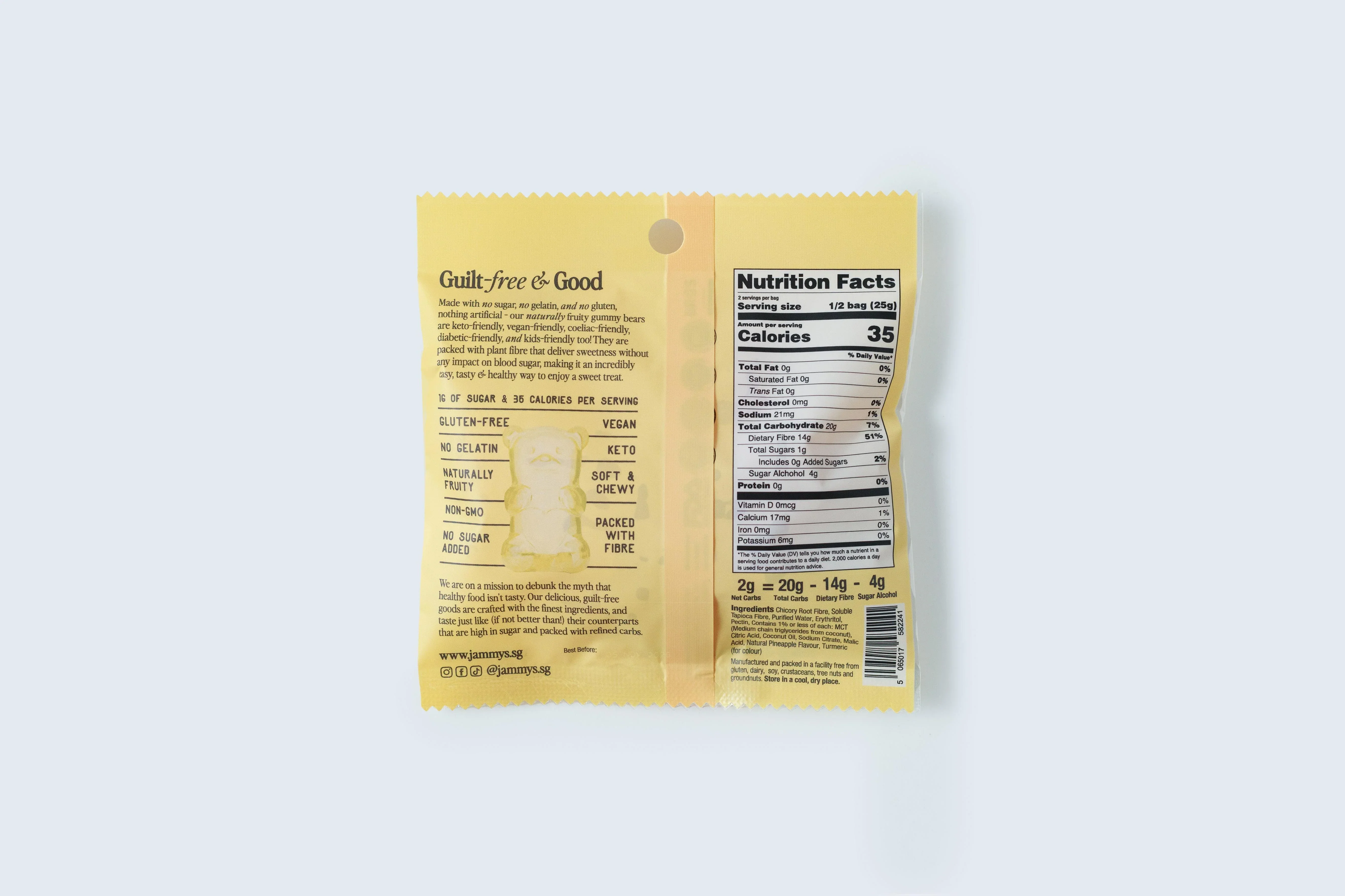 JAMMY’S | Pineapple Gummy Bears - Image 2