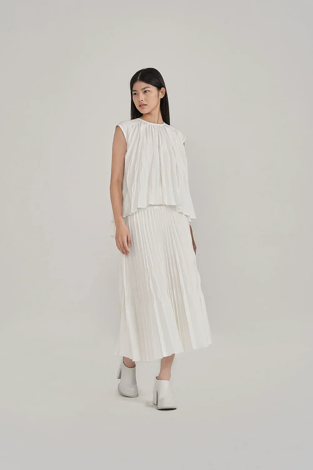 SABRINAGOH | Kaymen Pleat Top - Image 2