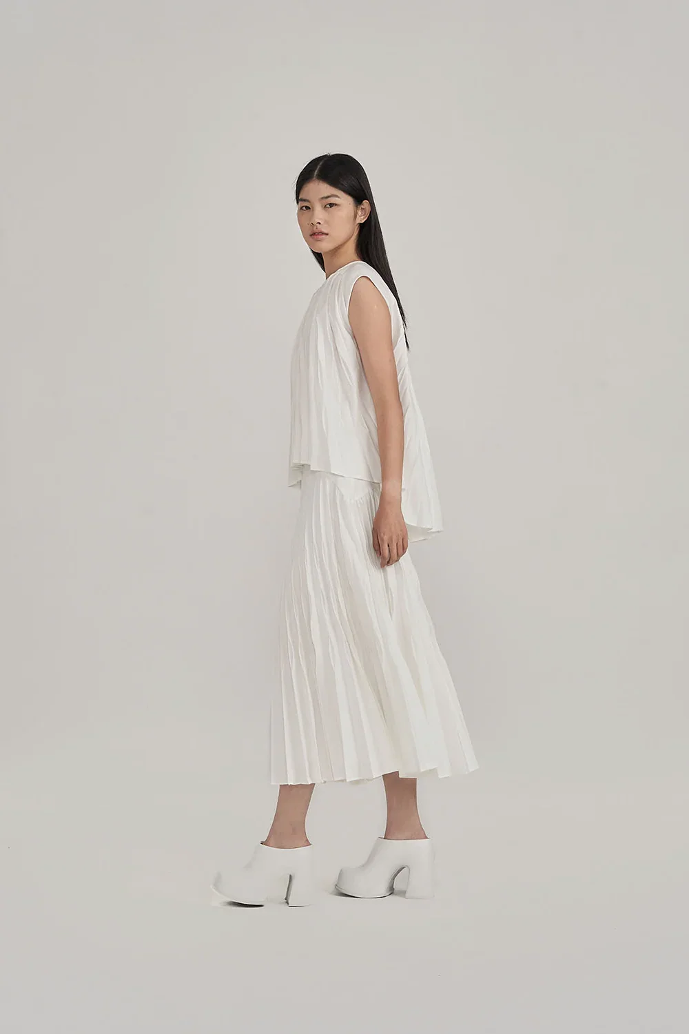 SABRINAGOH | Kaymen Pleat Top - Image 3