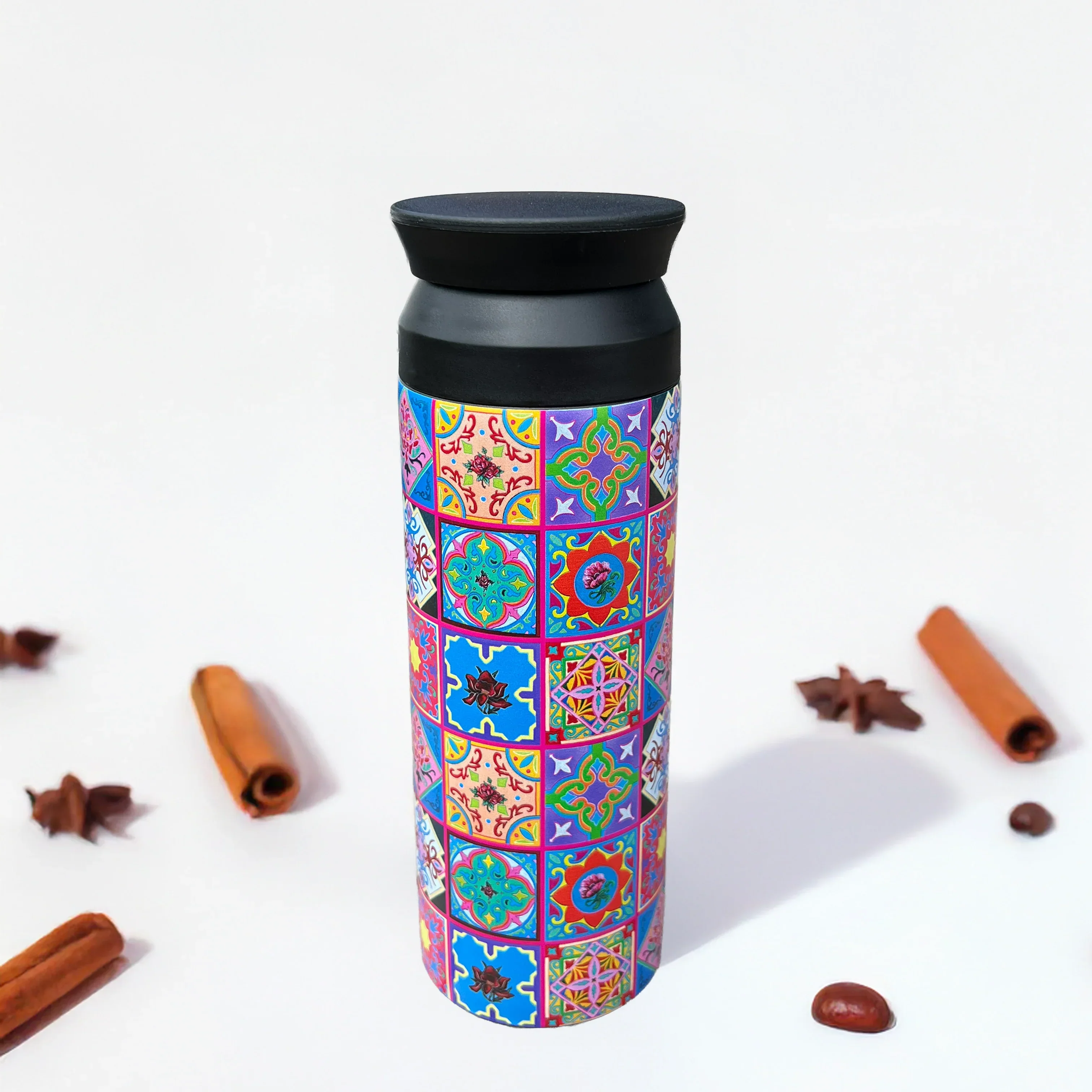 KELLY SER ATELIER | Travel Tumbler: Heritage Tiles - Image 2