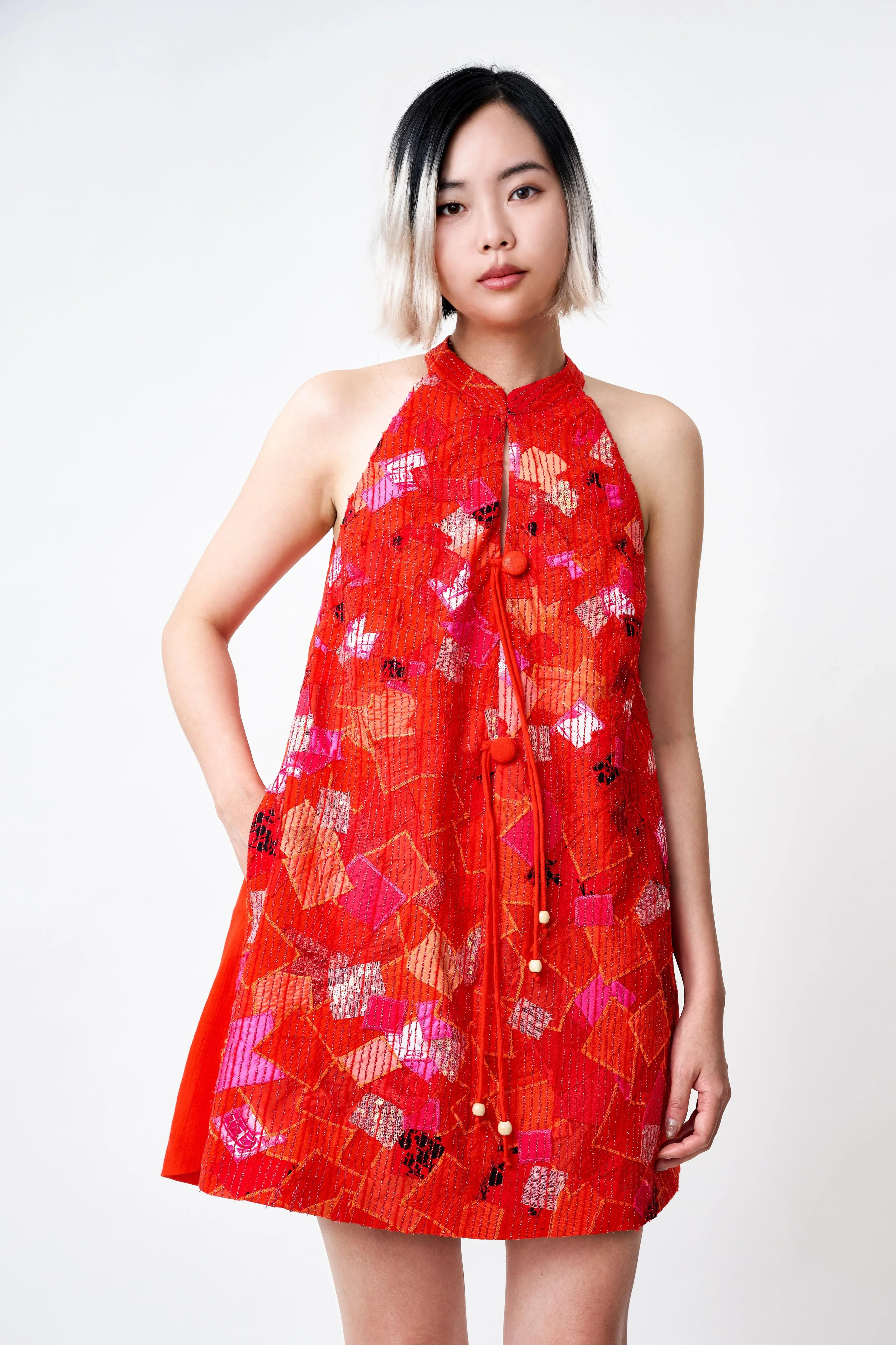KHAAR | Firecracker Halter Dress - Image 2