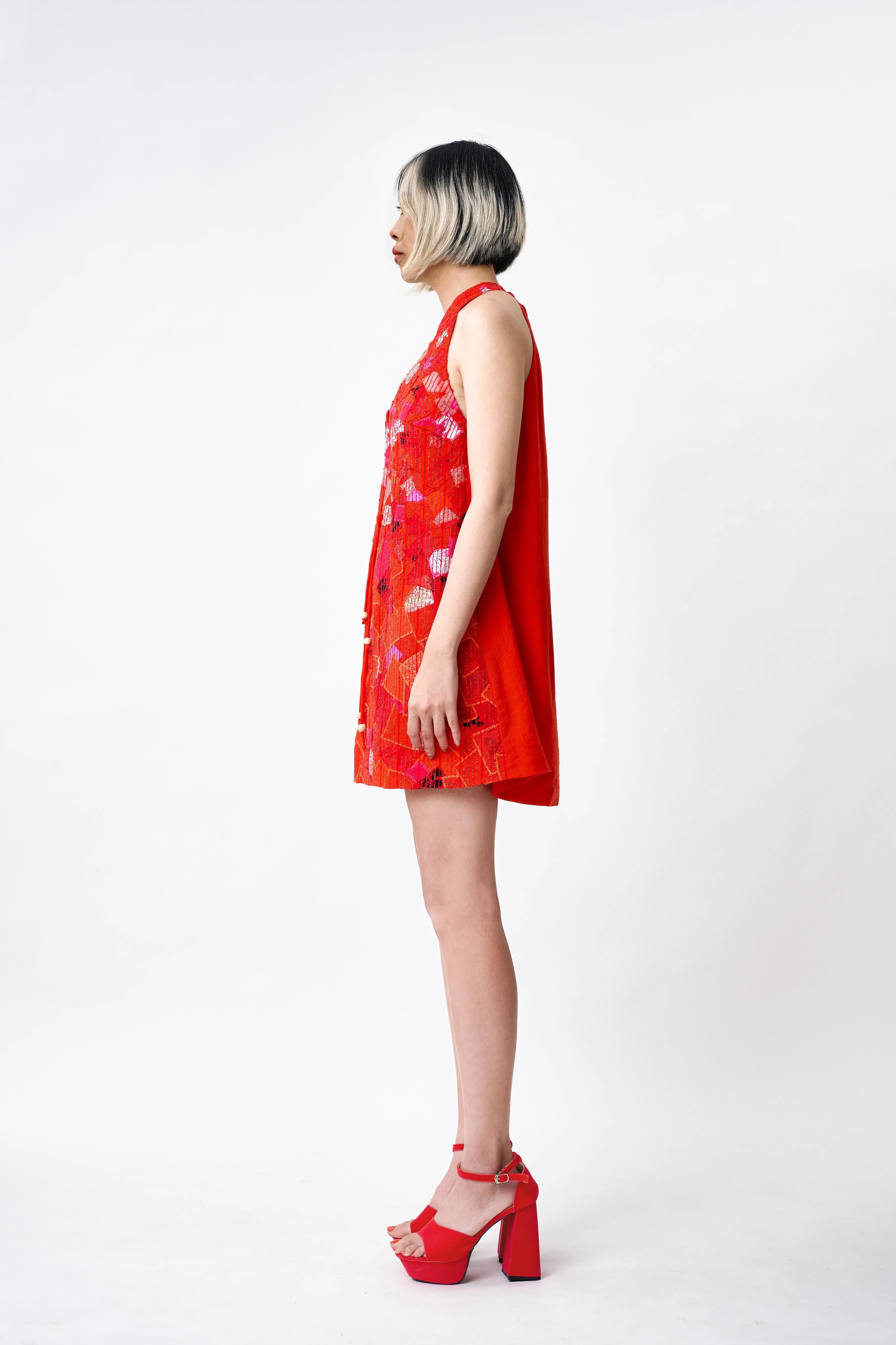 KHAAR | Firecracker Halter Dress - Image 4