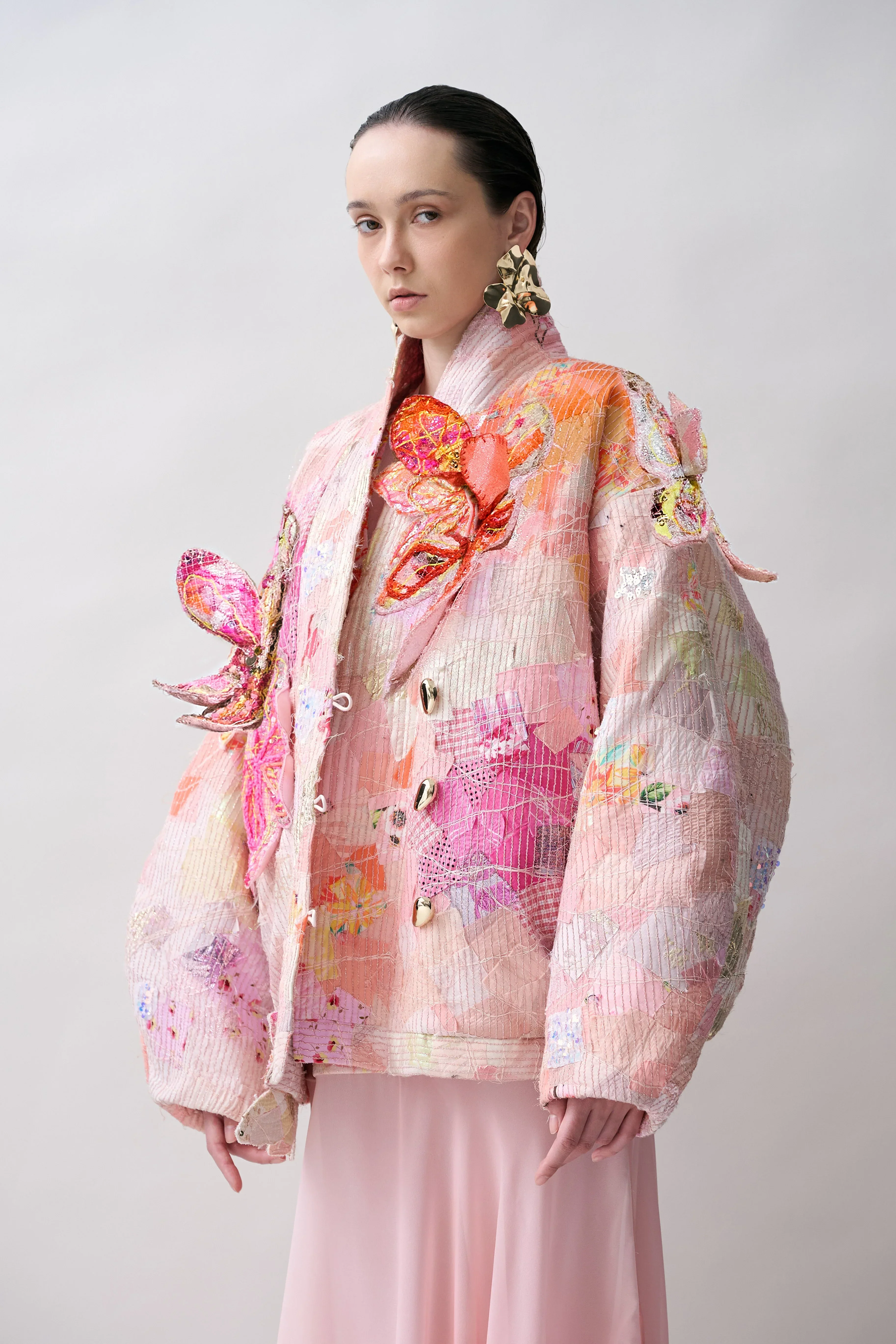 KHAAR | March Flower Bomber Jacket - Image 2