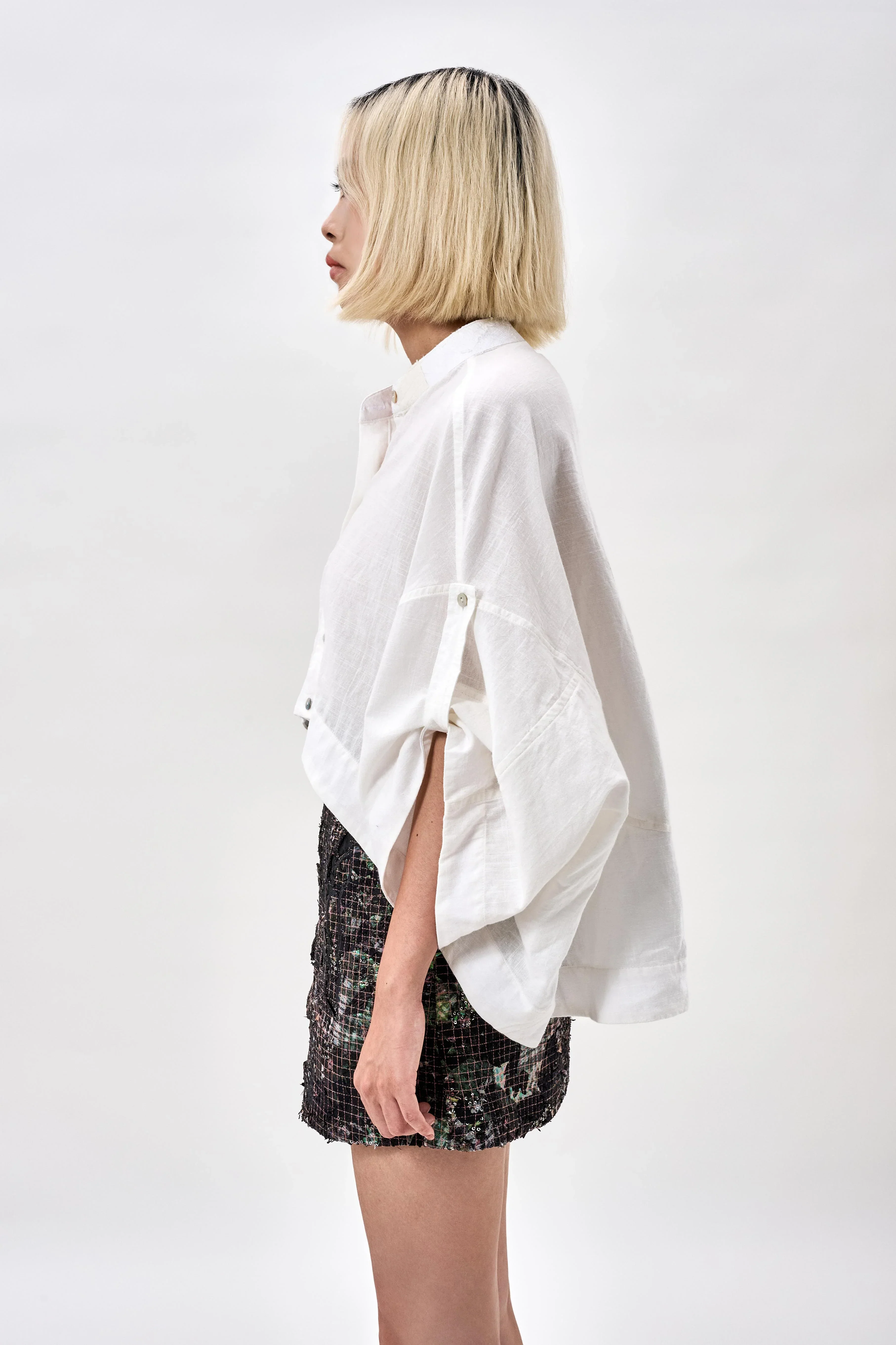 KHAAR | White Coral Crop Top - Image 4