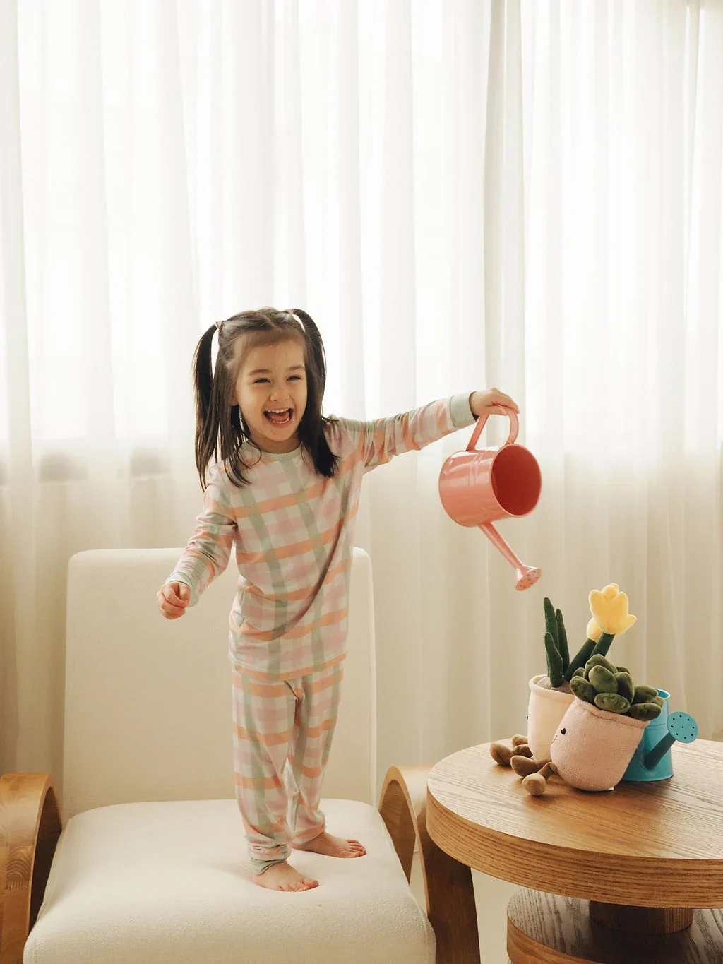 SELENIGHT CO | Kids Long Pyjamas Set | Spring Whisper