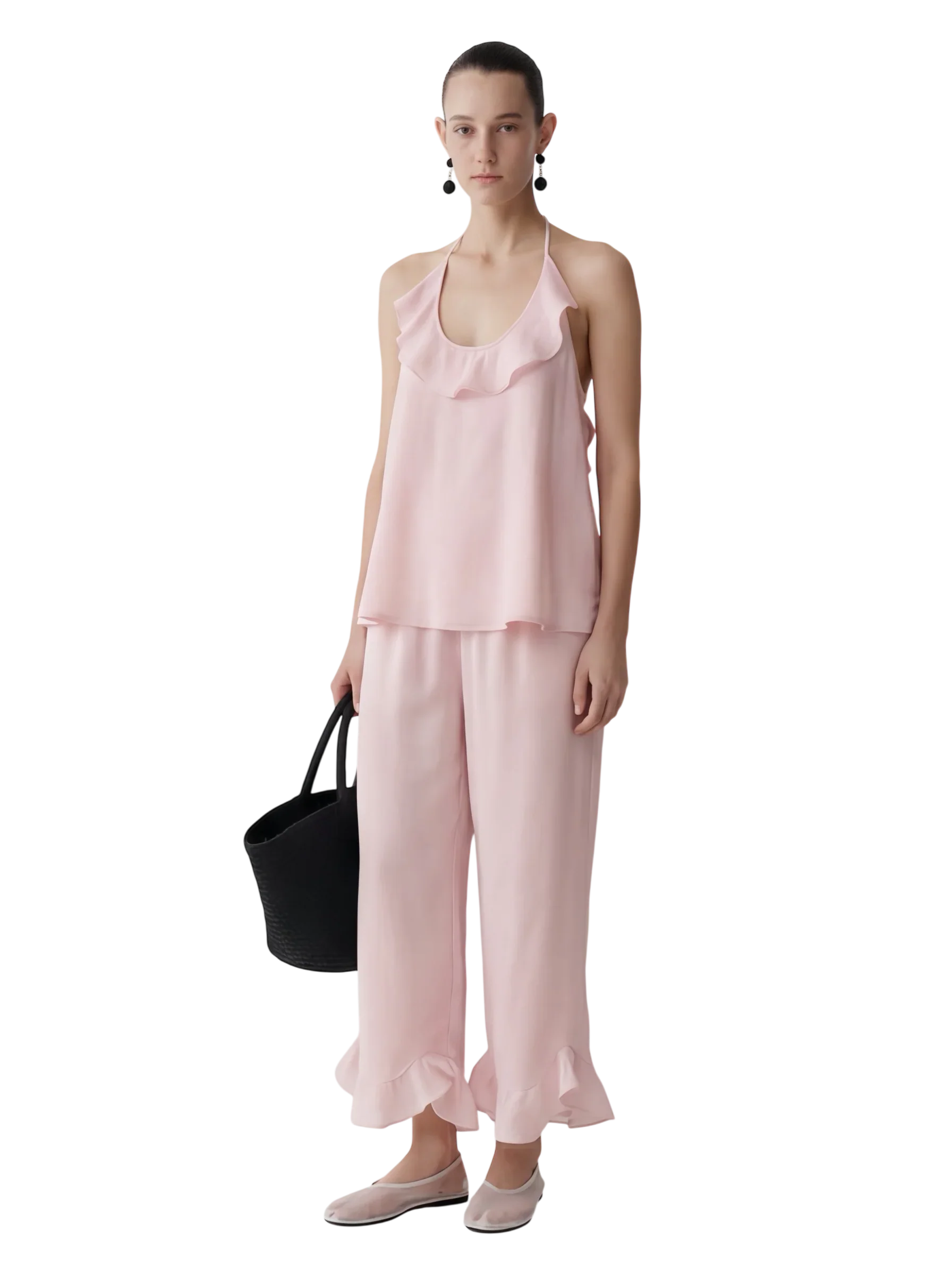 LAYERPLAN | Ara Ruffle Tencel-Linen Camisole