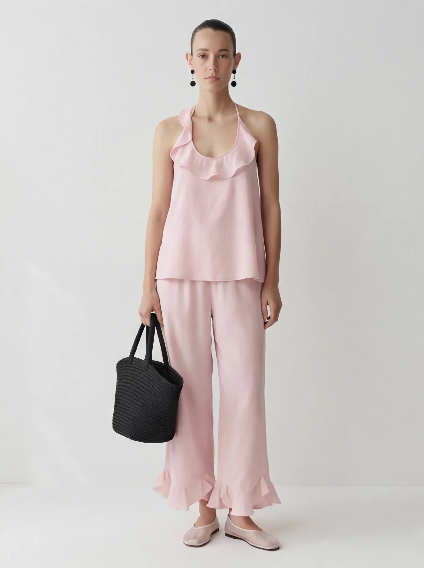 LAYERPLAN | Ara Ruffle Tencel-Linen Camisole - Image 2