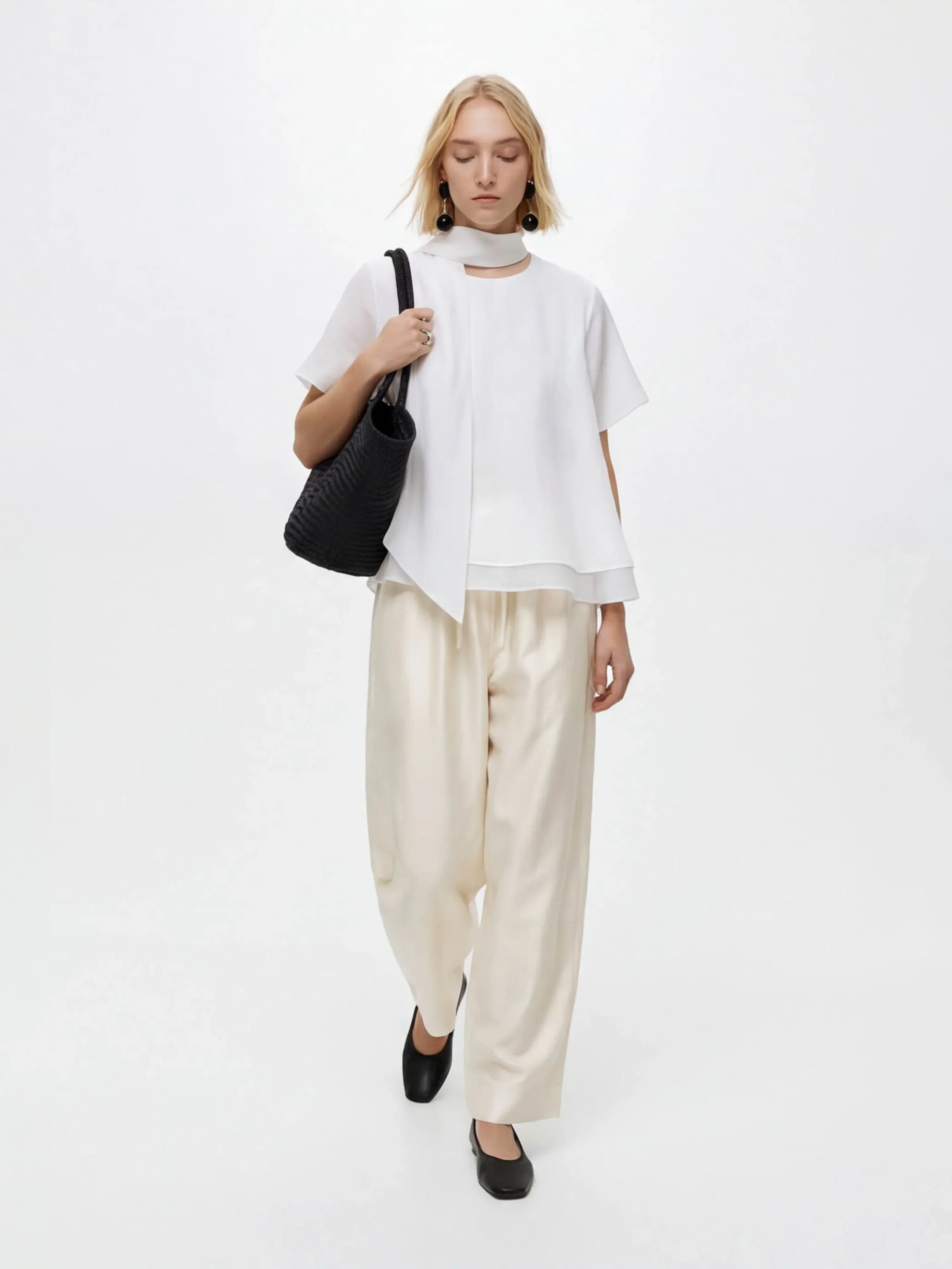 LAYERPLAN | Ciel Scarf Layered Top - Image 2