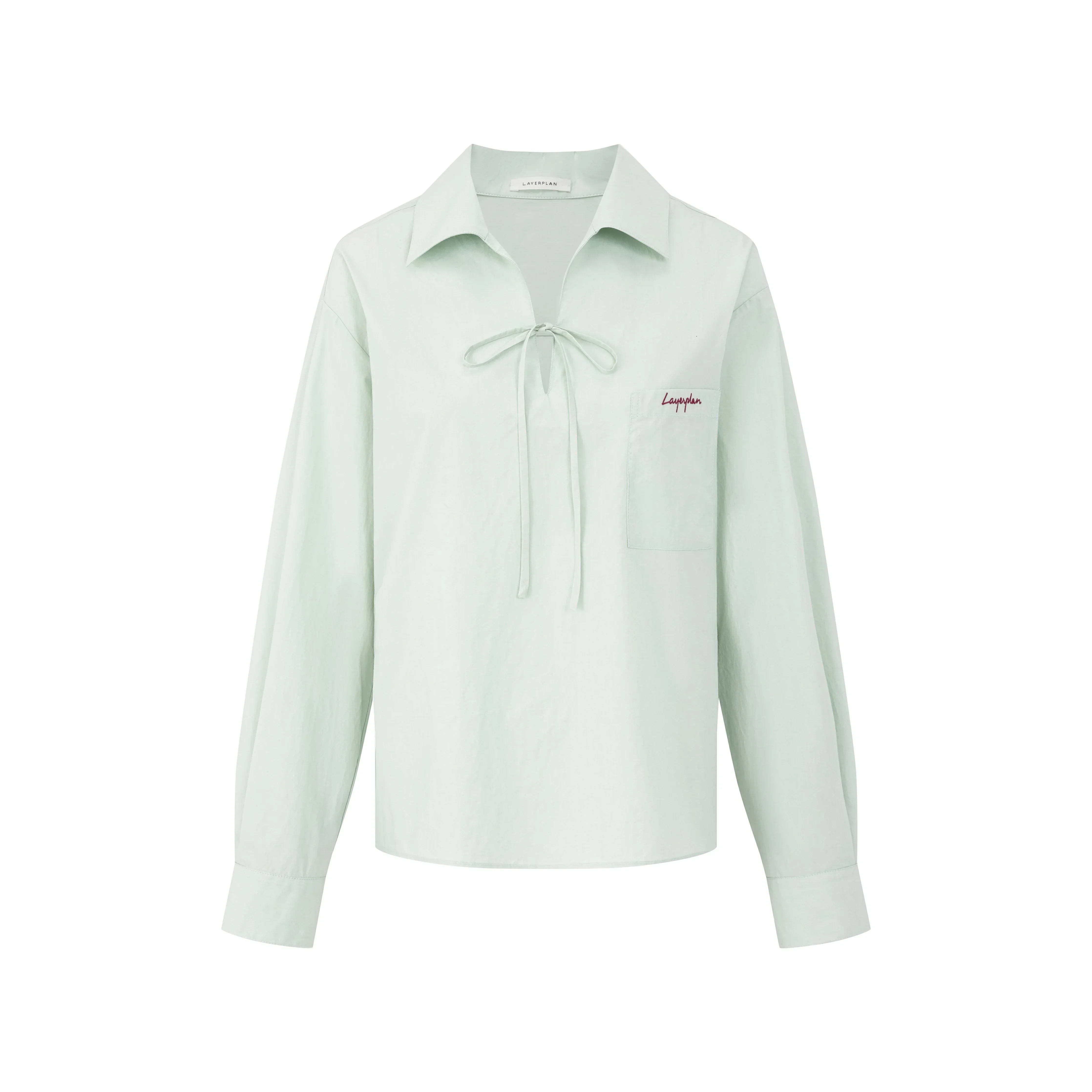 LAYERPLAN | Colette Embroidered Bow Blouse - Image 5