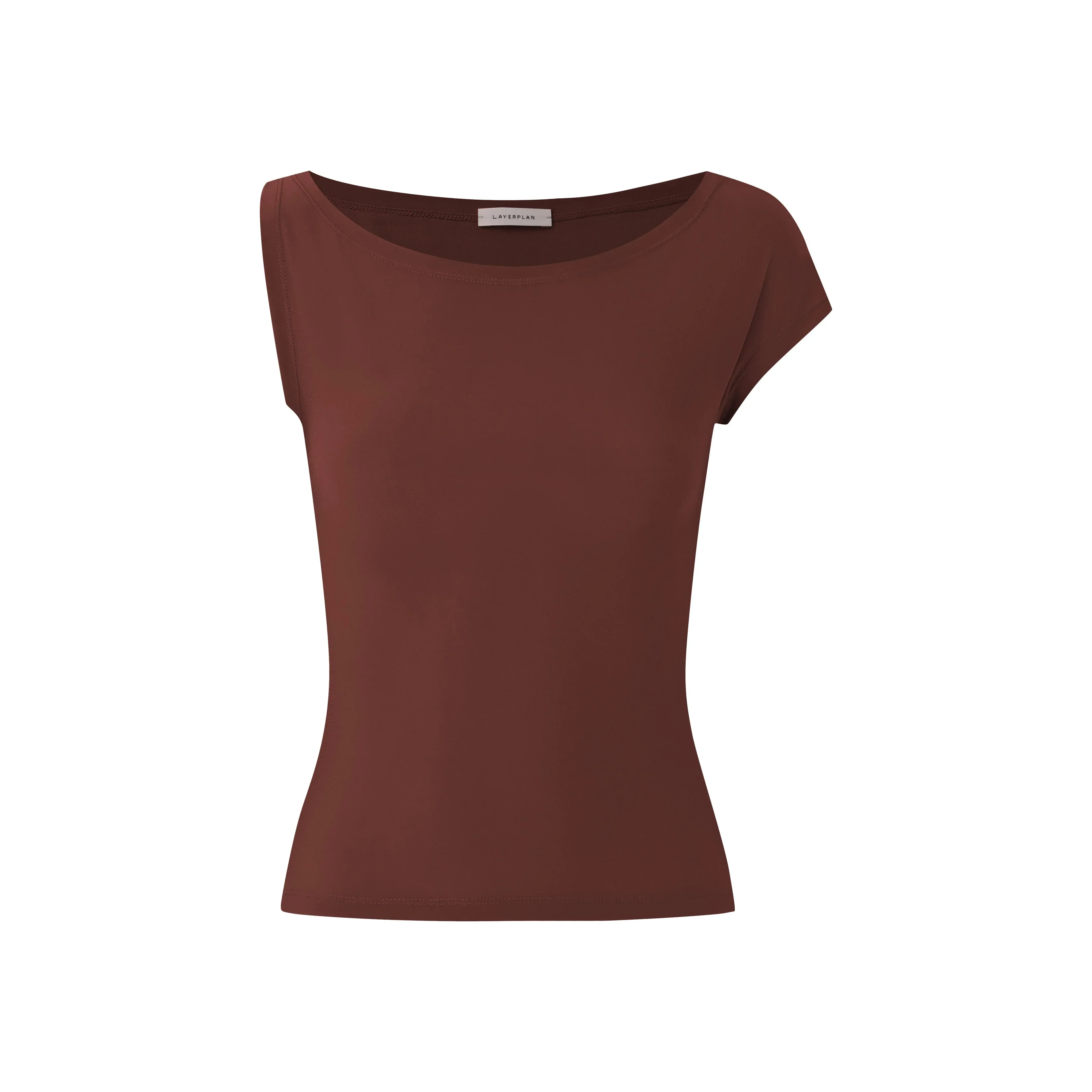 LAYERPLAN | Cotton Stretch Esmé Asymmetric T-Shirt Top - Image 5