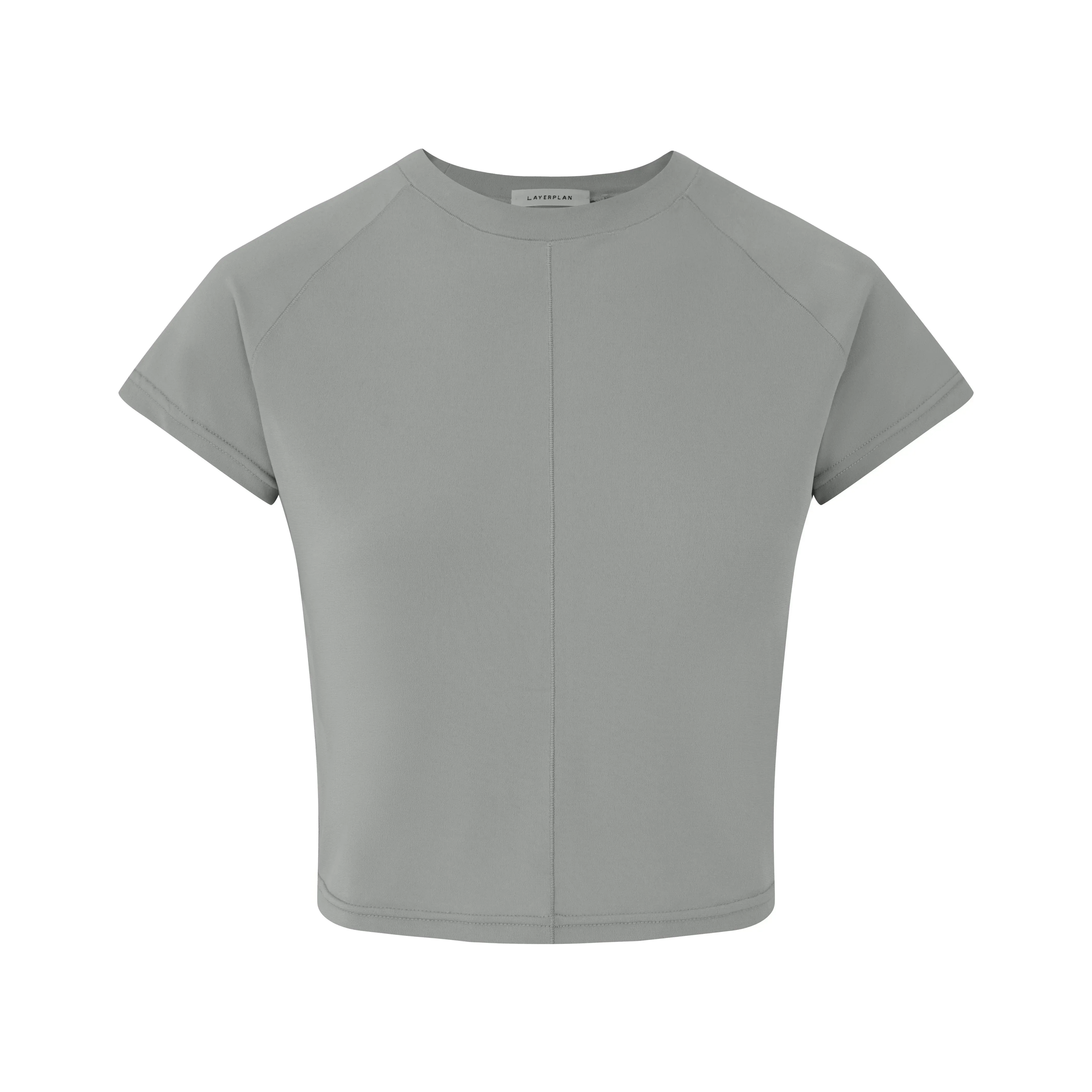 LAYERPLAN | Cropped Stretch-Jersey T-Shirt - Image 3