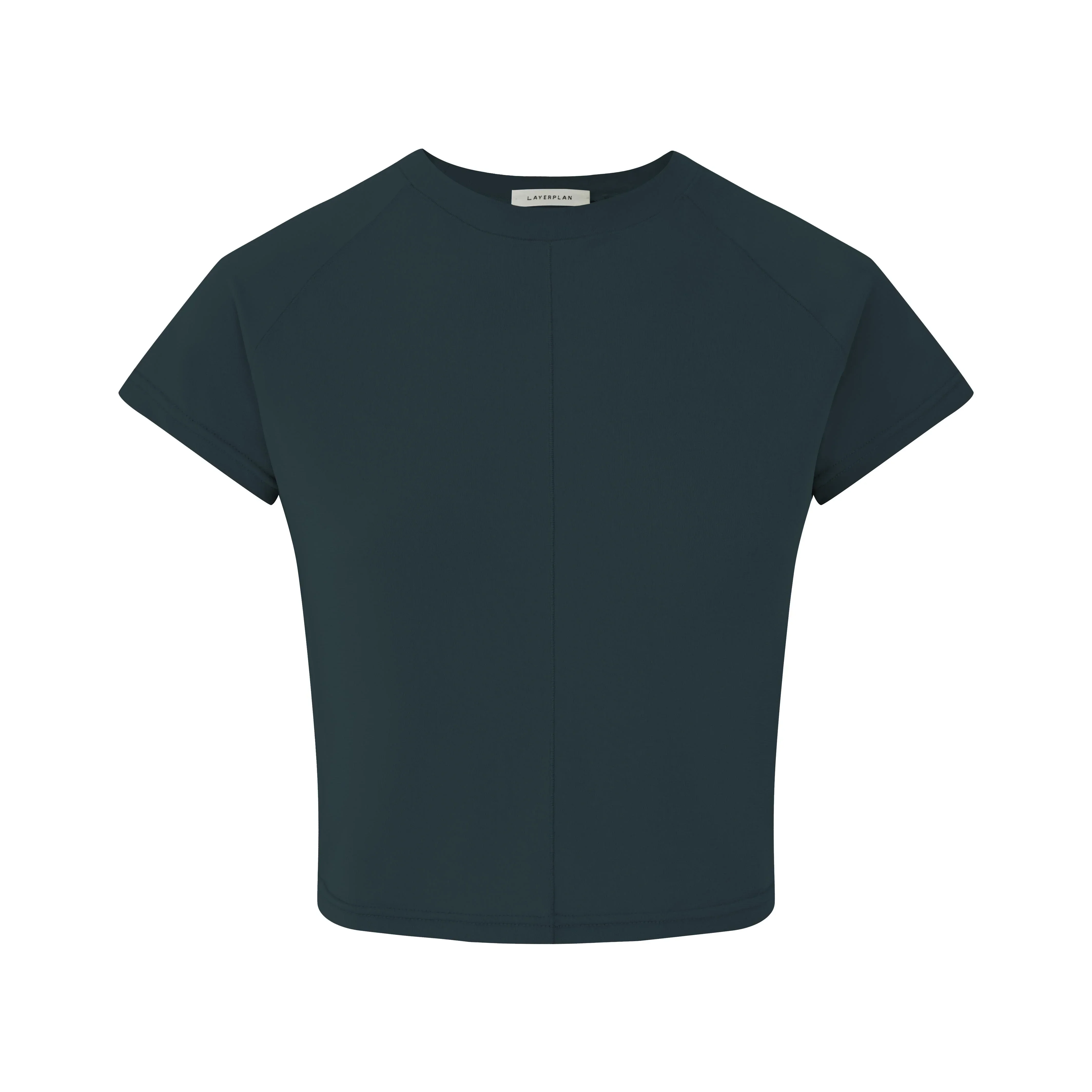 LAYERPLAN | Cropped Stretch-Jersey T-Shirt - Image 5