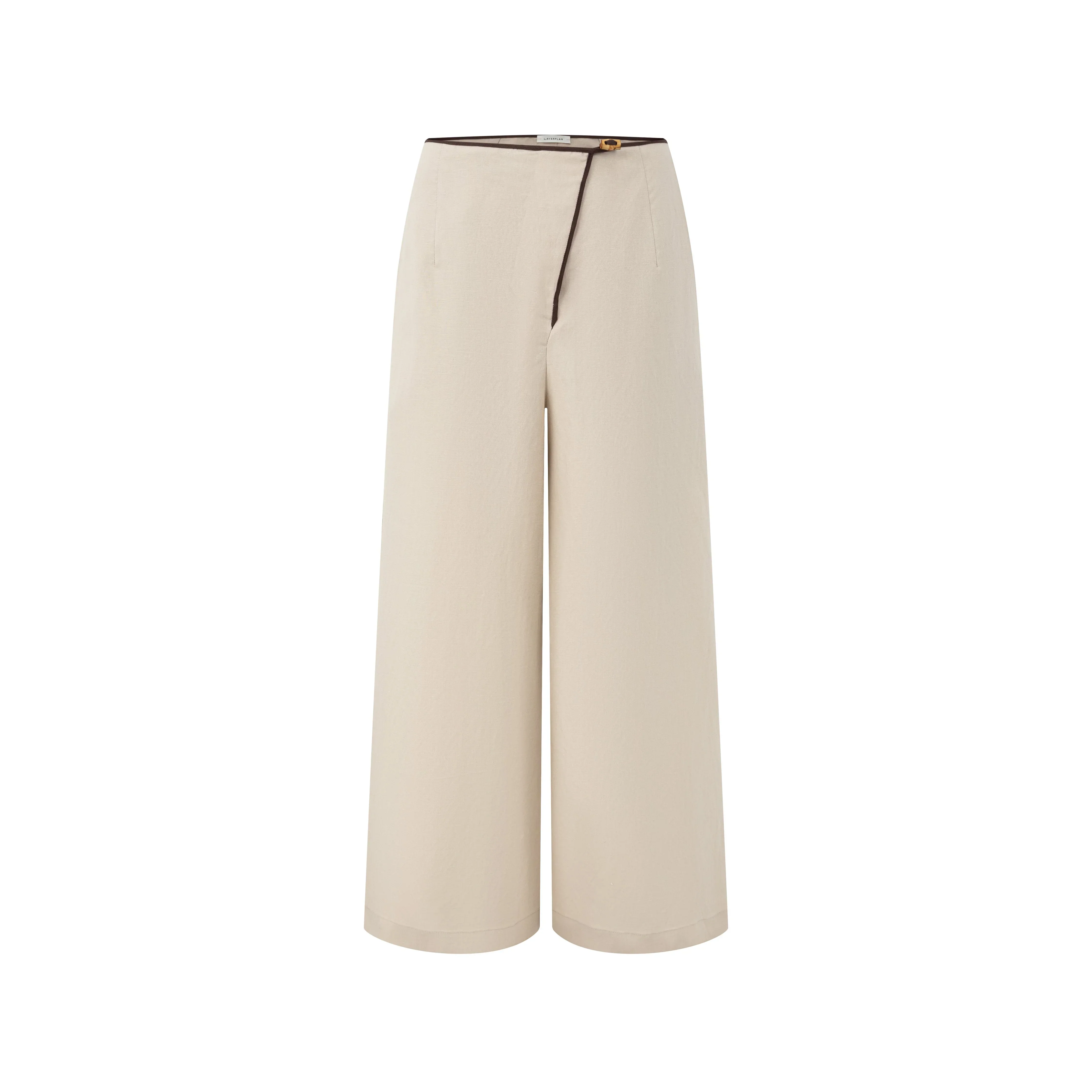 LAYERPLAN | Evara Linen Wrap Trousers - Image 3