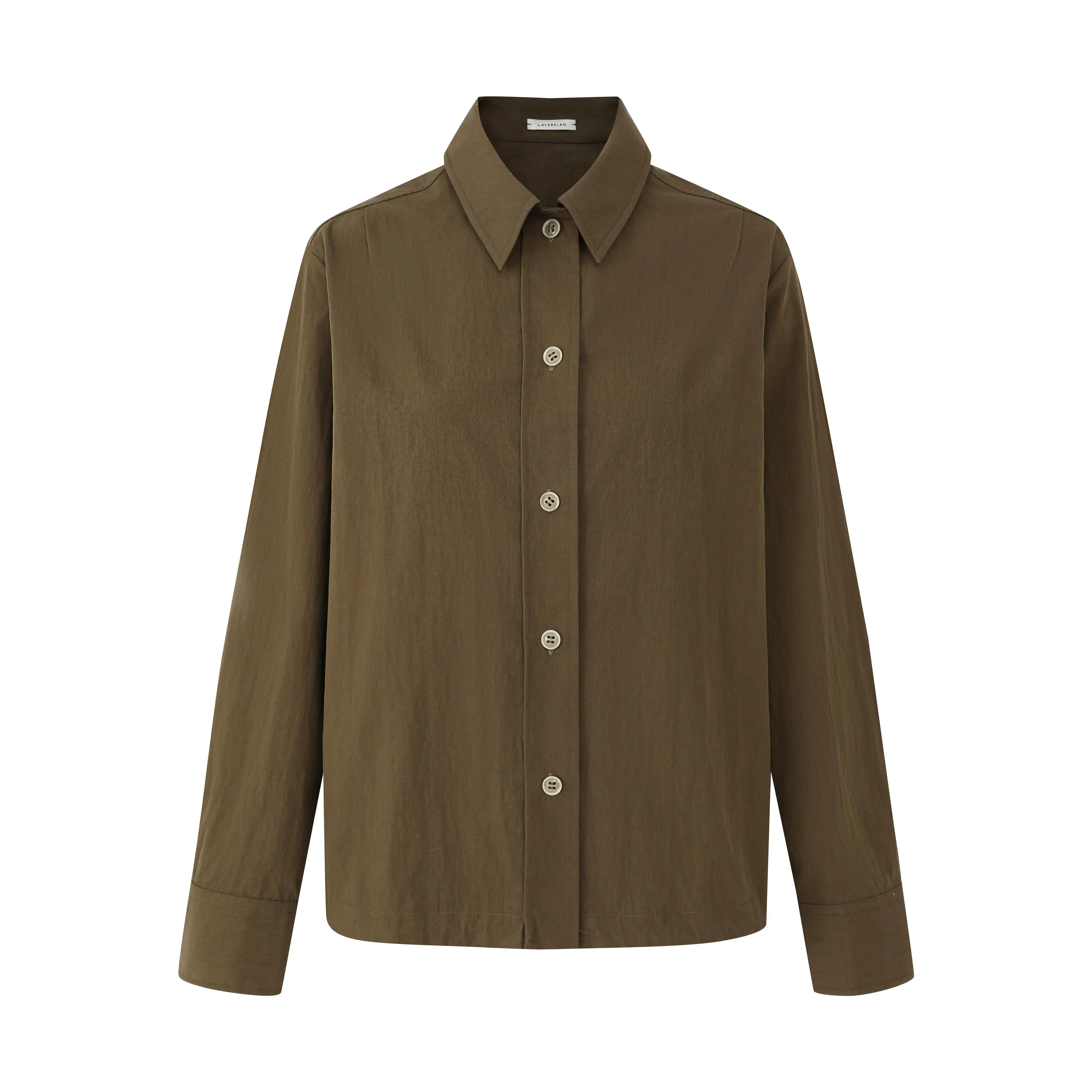 LAYERPLAN | Ferny Cotton Drawstring Shirt - Image 3