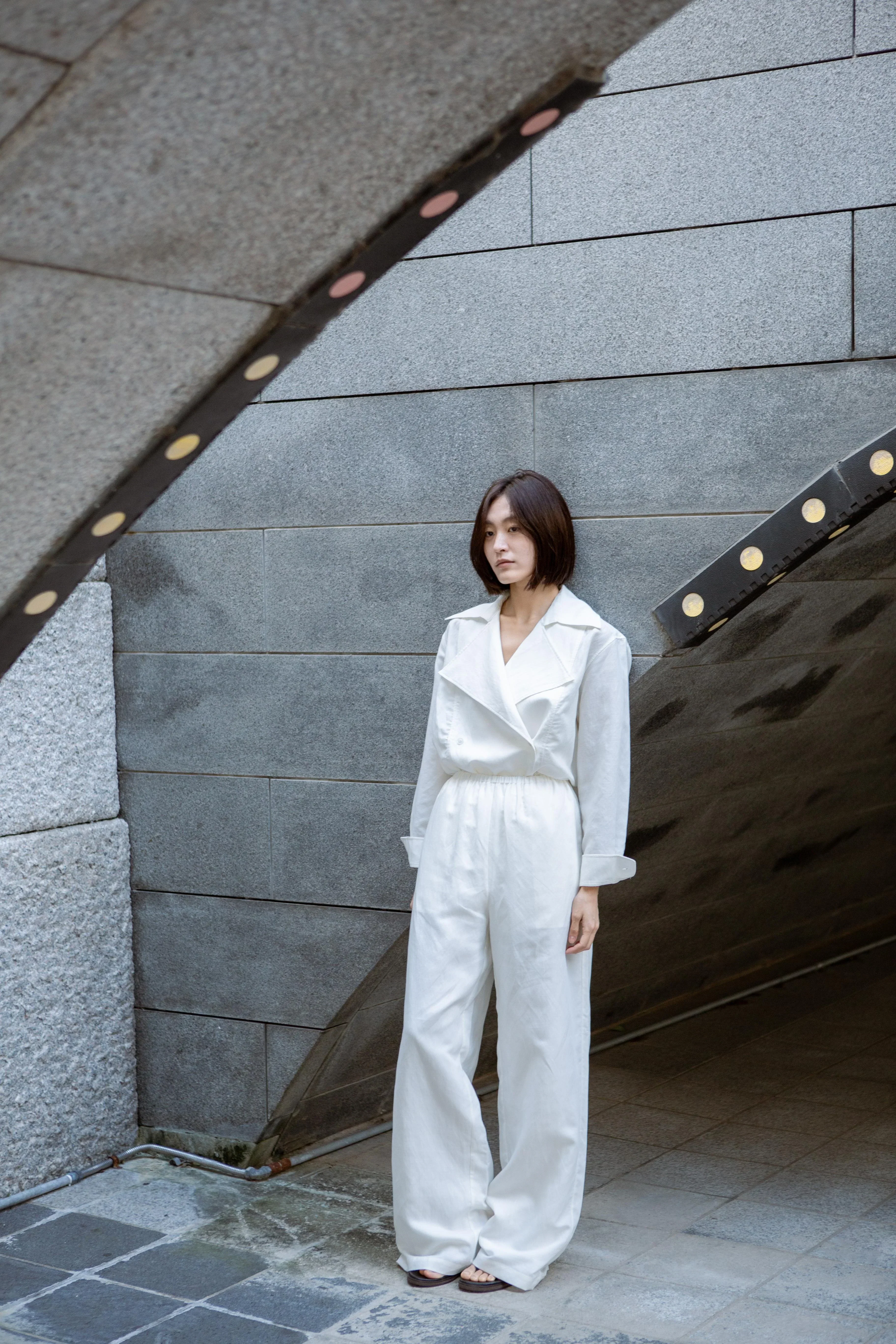 LAYERPLAN | Liora Linen Double-Breasted Shirt Jacket - Image 10