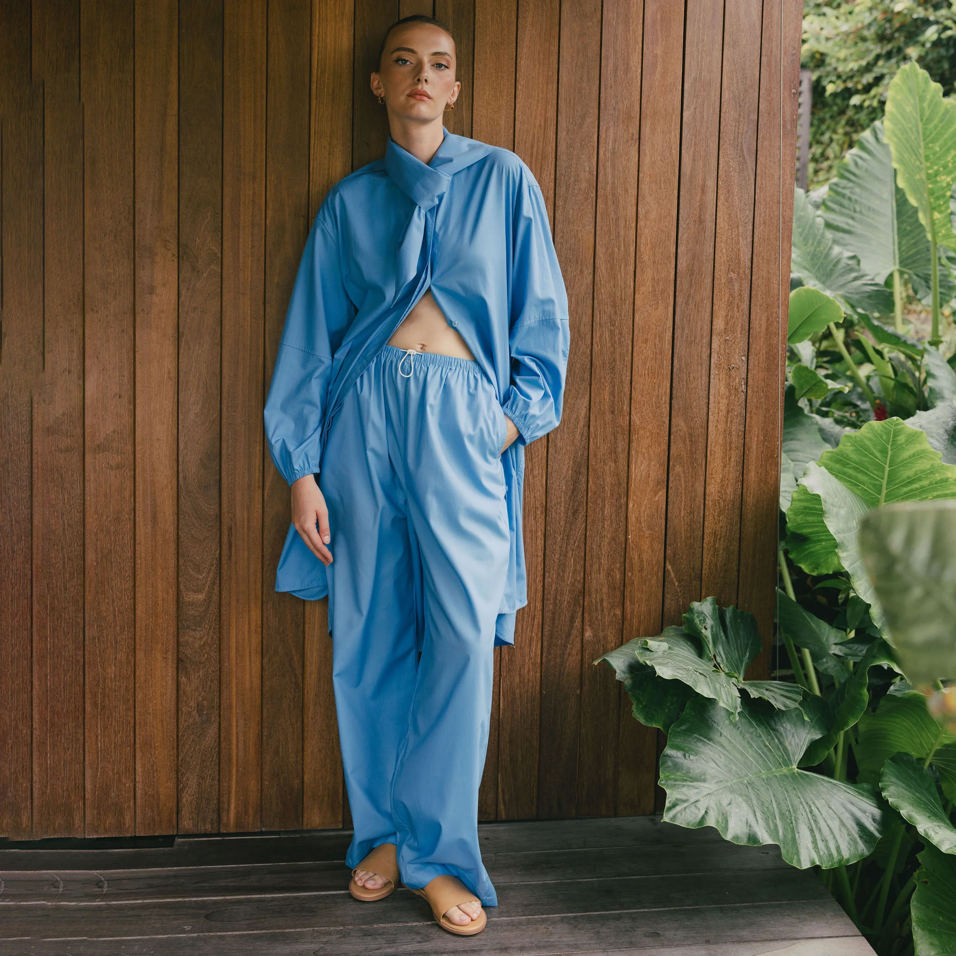 LAYERPLAN | Marina Scarf Collar Shirt Dress - Image 2