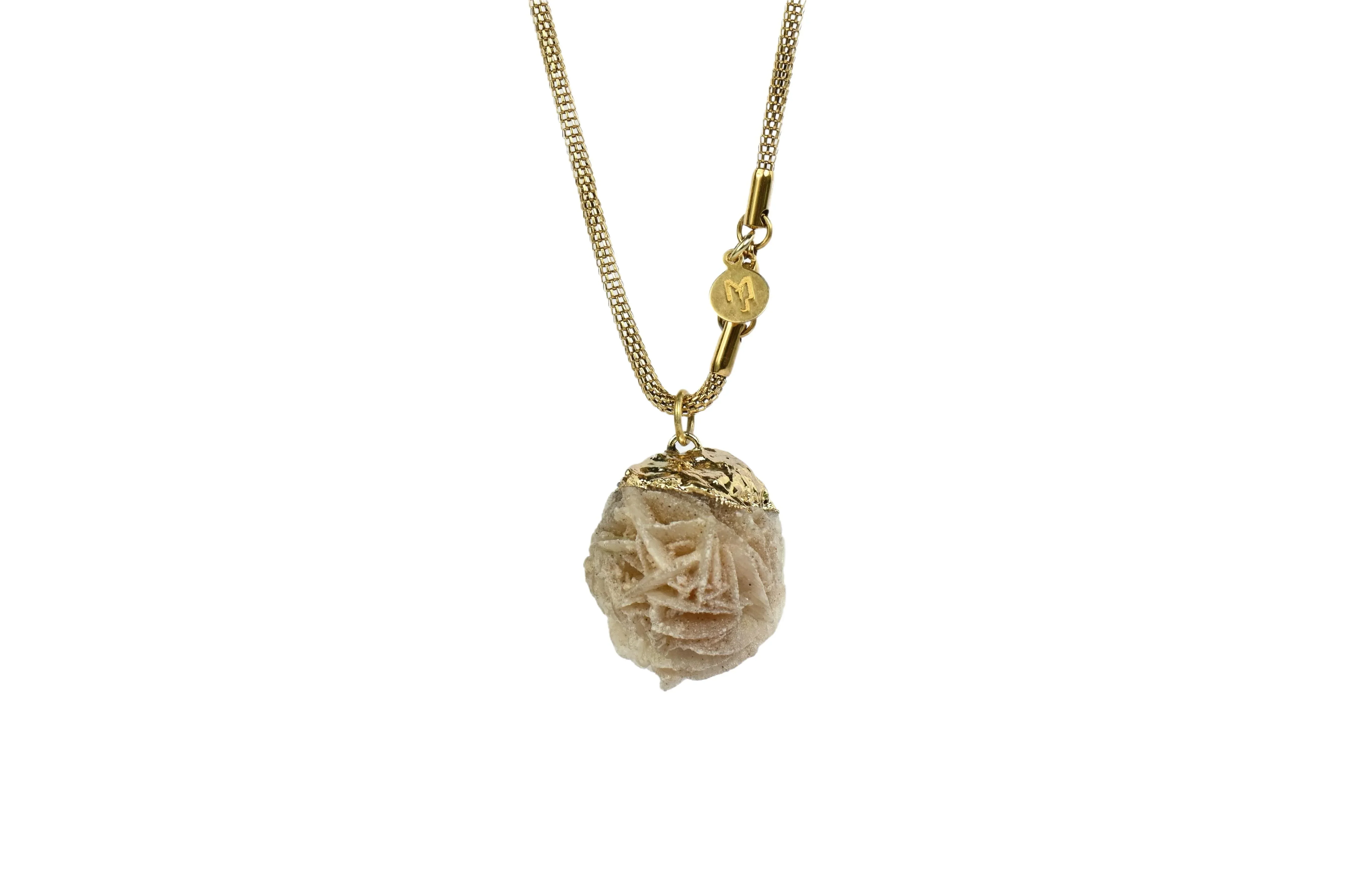 MARILYN TAN JEWELLERY | Desert Rose Natural Gemstone Pendant Necklace In Gold - Image 2