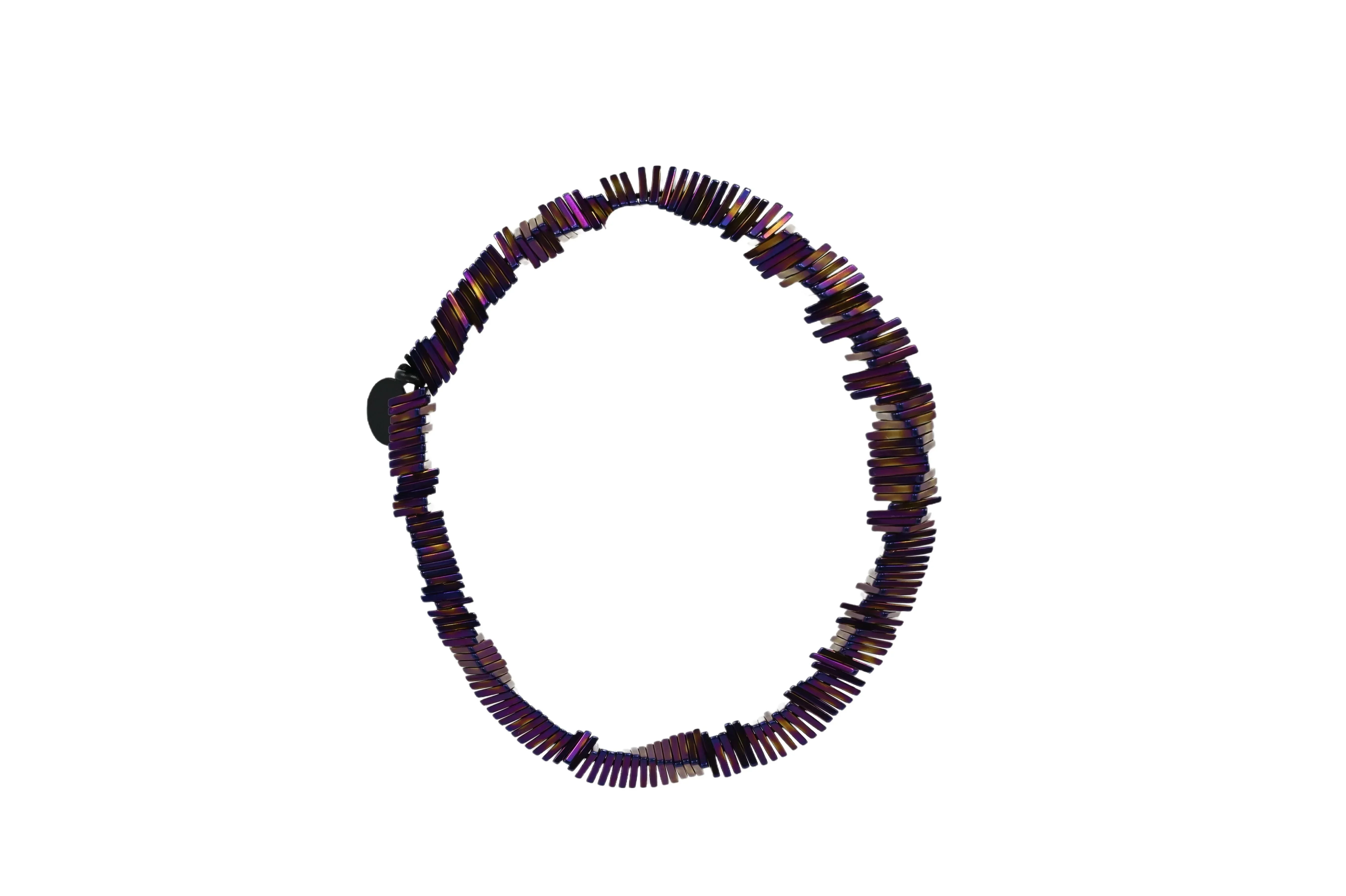 MARILYN TAN JEWELLERY | Kinetic Hematite Gemstone Elastic Bracelet - Image 6
