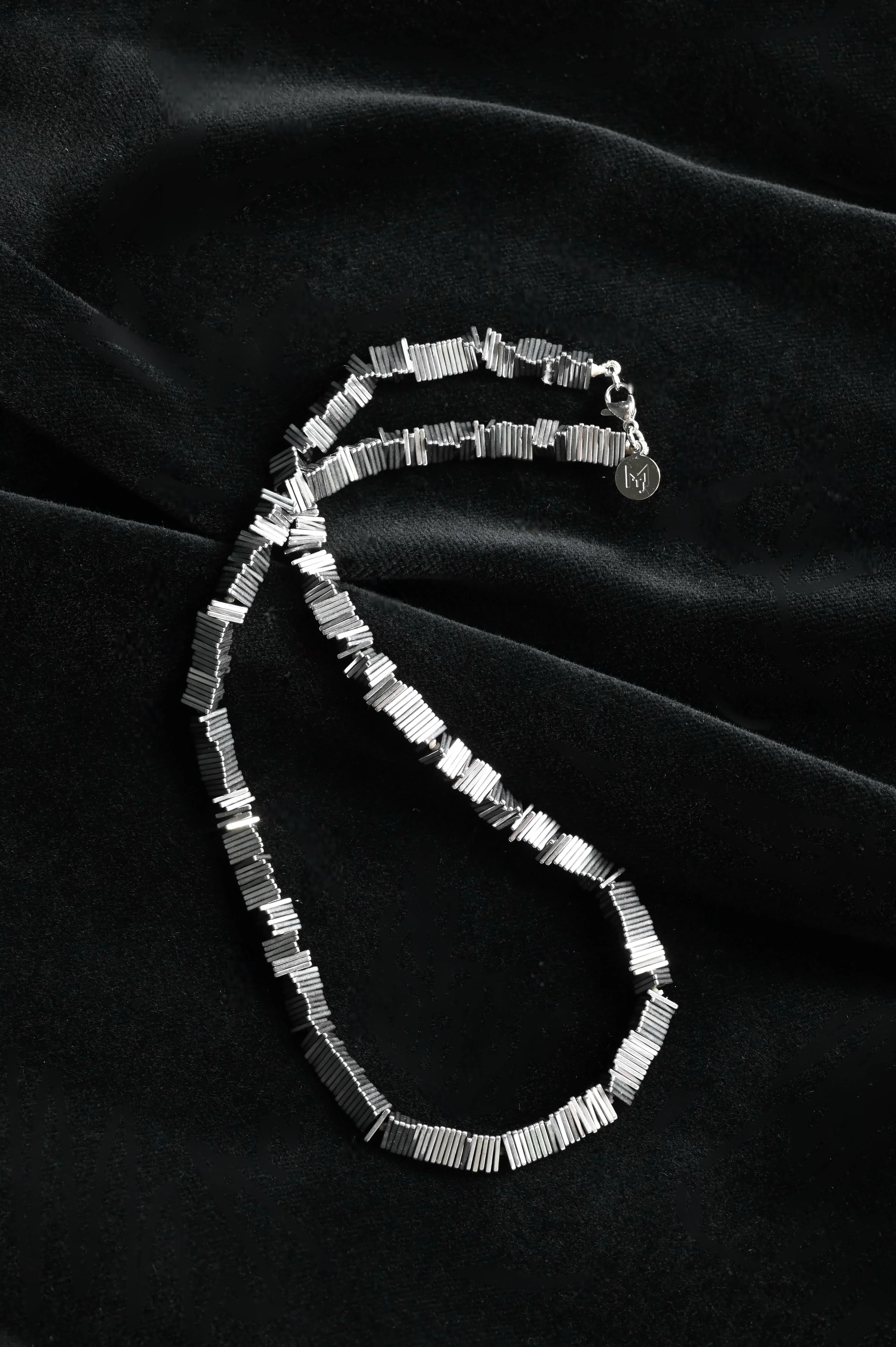 MARILYN TAN JEWELLERY | Kinetic Natural Hematite Gemstone Necklace - Image 4