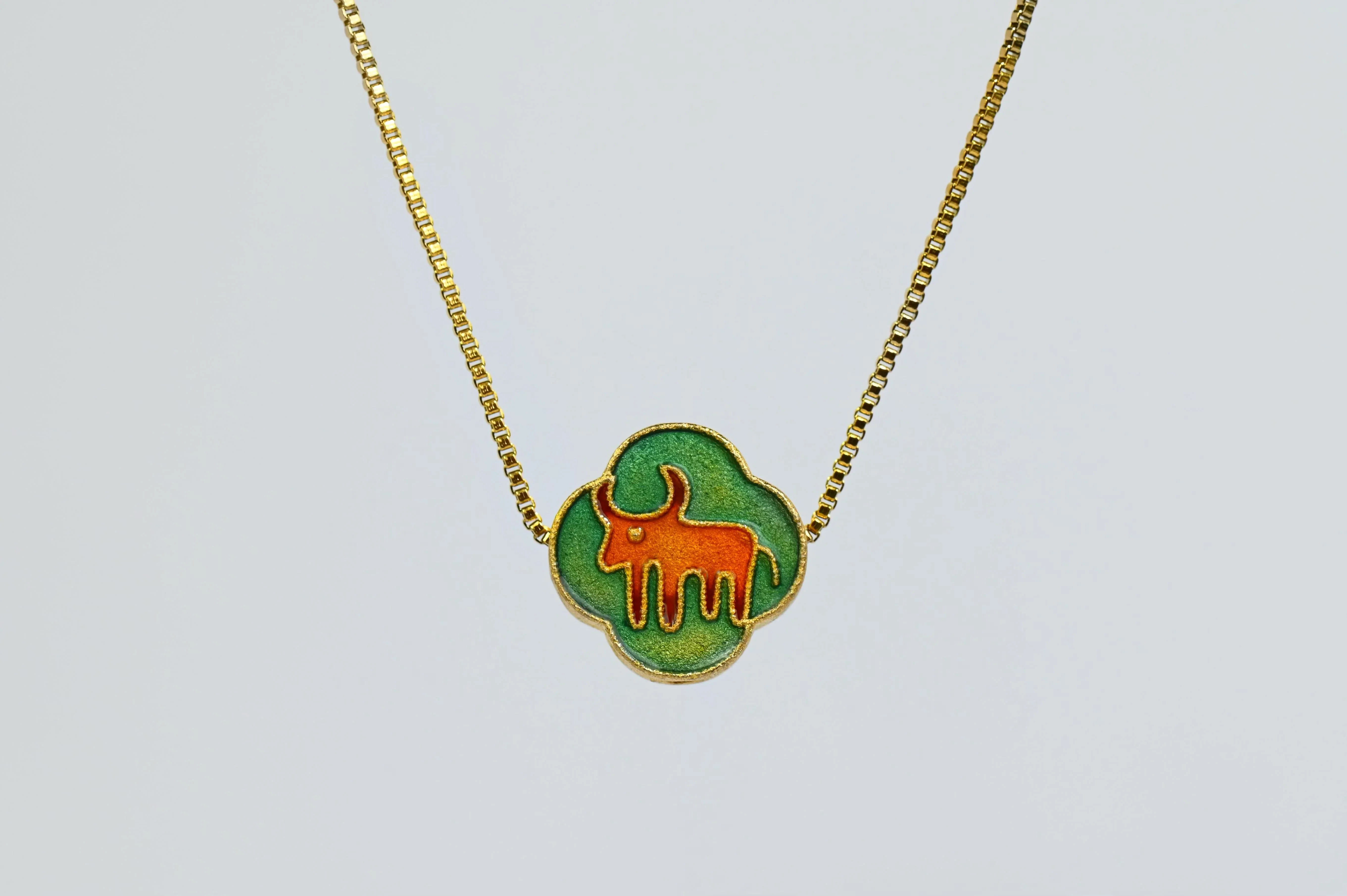 MARILYN TAN JEWELLERY | Lucky Zodiac Gold Chain Pendant Necklace With Enamel Charm - Image 11