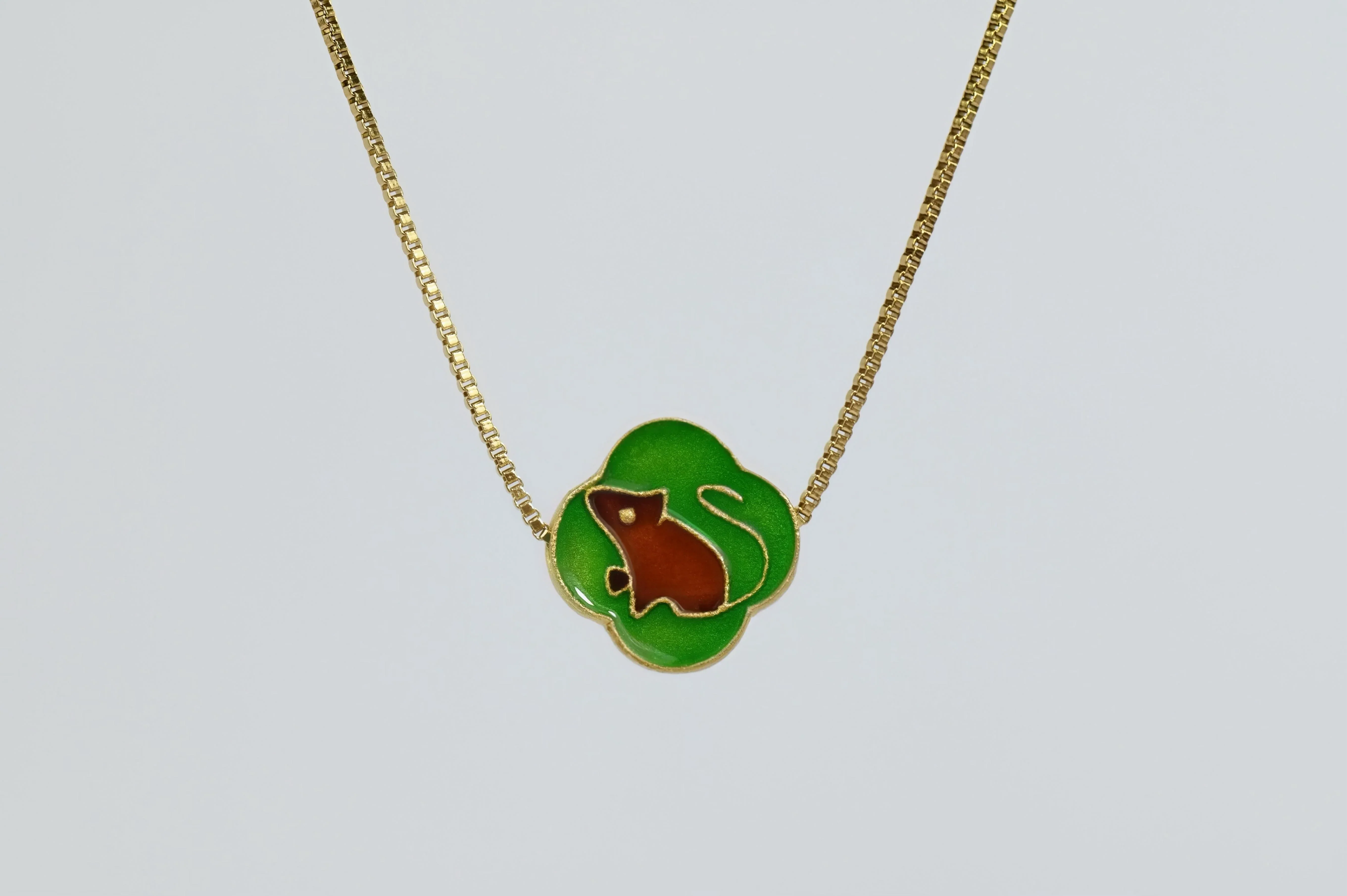 MARILYN TAN JEWELLERY | Lucky Zodiac Gold Chain Pendant Necklace With Enamel Charm - Image 17
