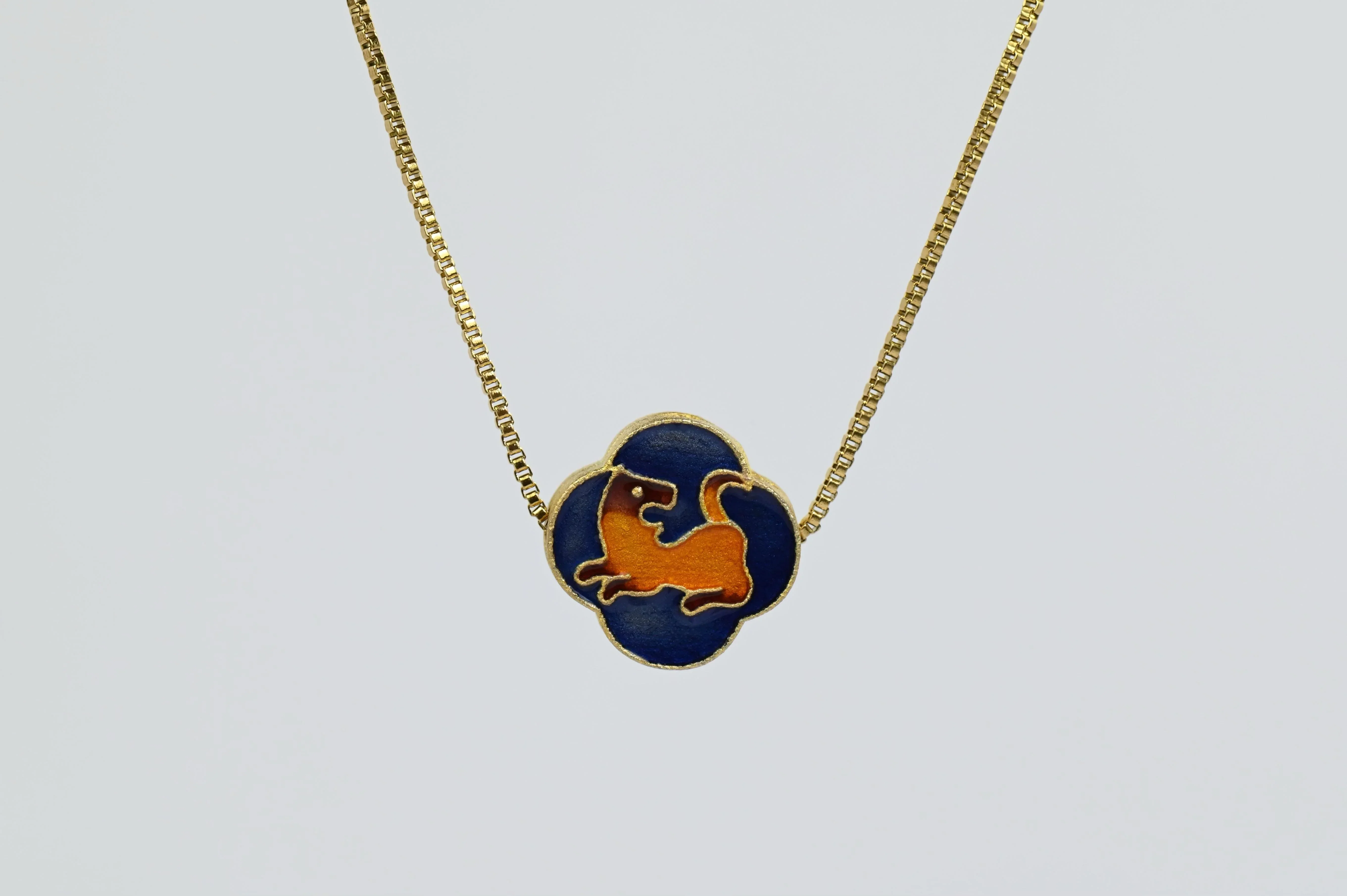 MARILYN TAN JEWELLERY | Lucky Zodiac Gold Chain Pendant Necklace With Enamel Charm - Image 23