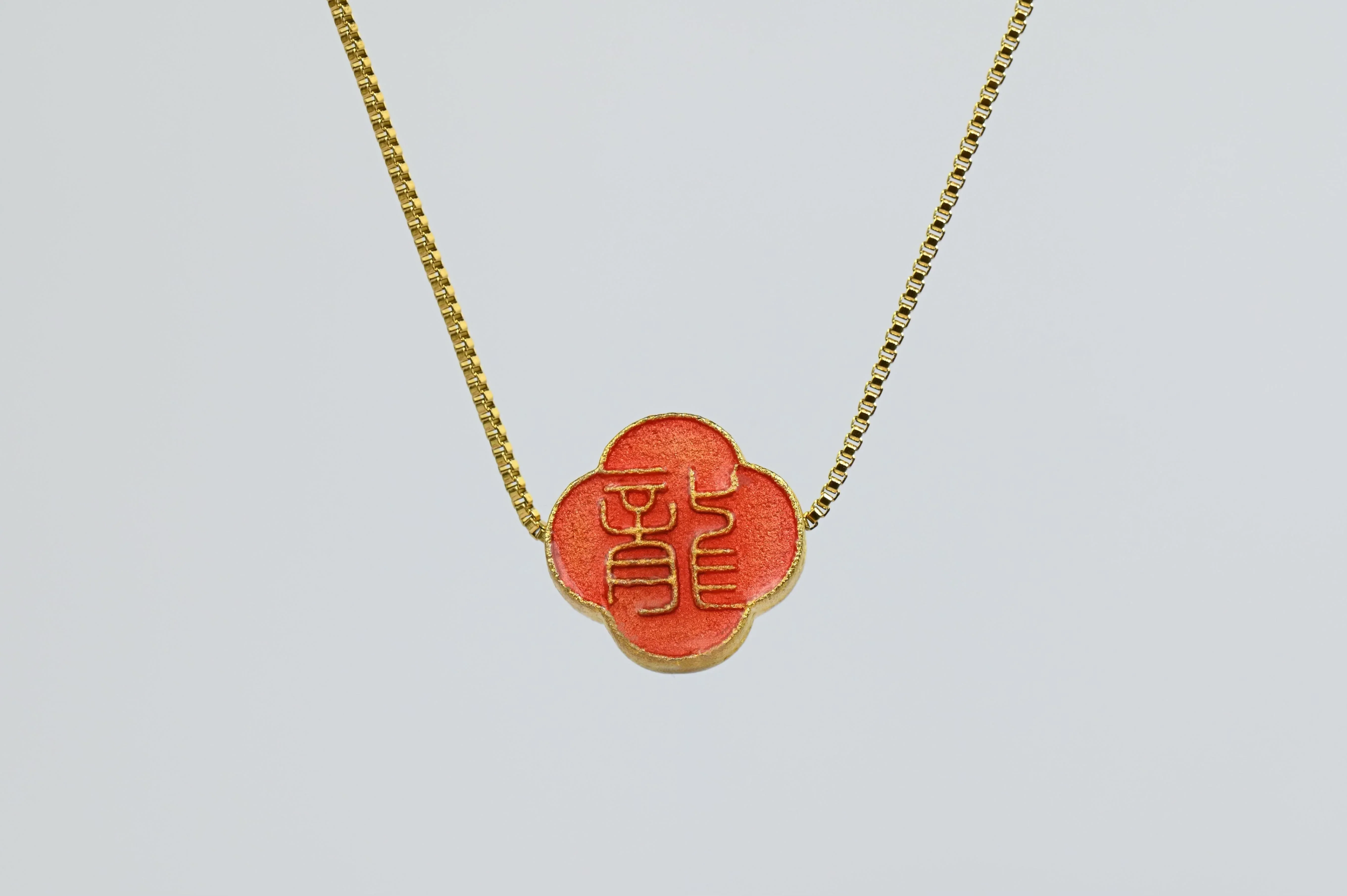 MARILYN TAN JEWELLERY | Lucky Zodiac Gold Chain Pendant Necklace With Enamel Charm - Image 4