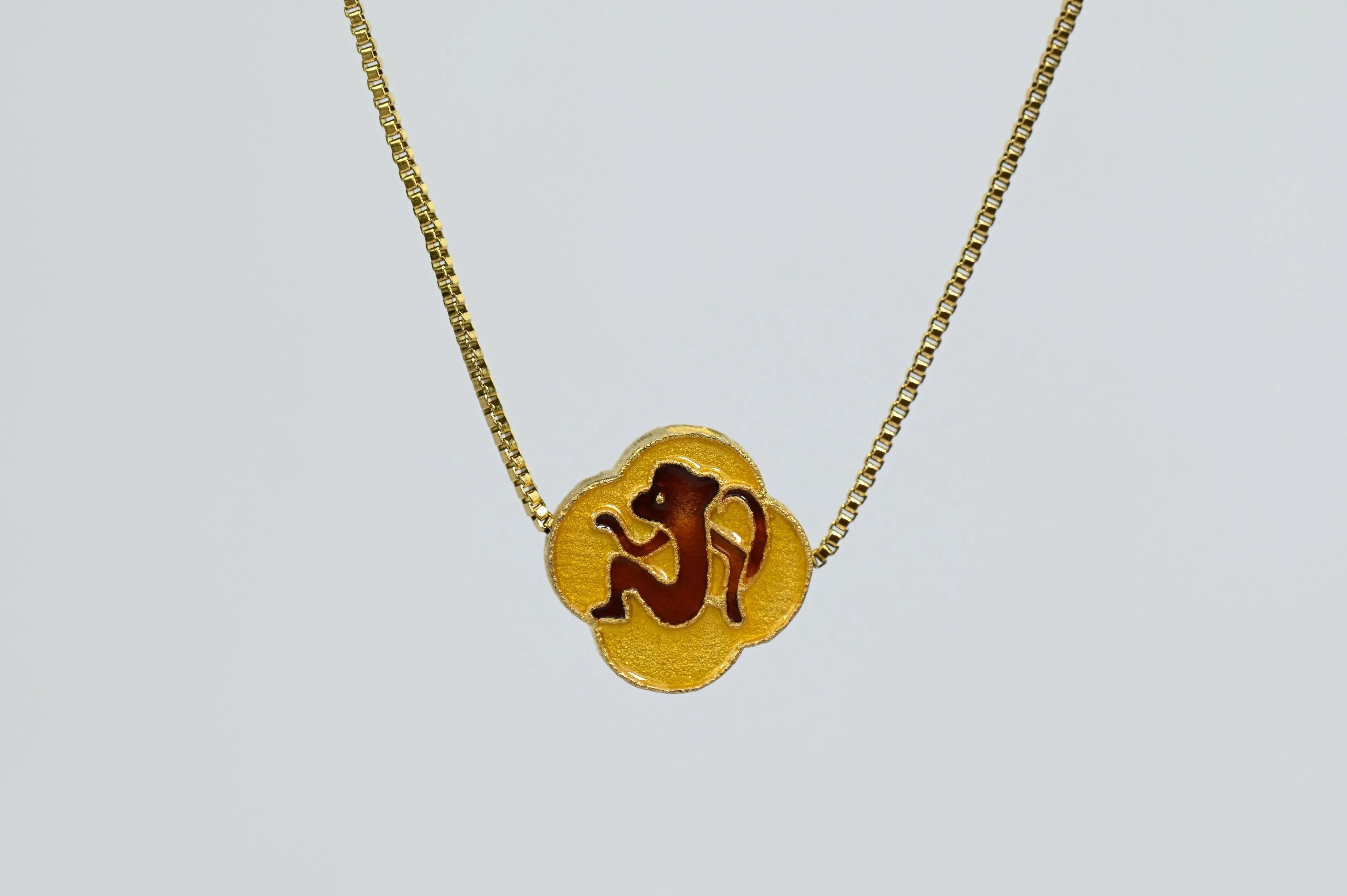 MARILYN TAN JEWELLERY | Lucky Zodiac Gold Chain Pendant Necklace With Enamel Charm - Image 9