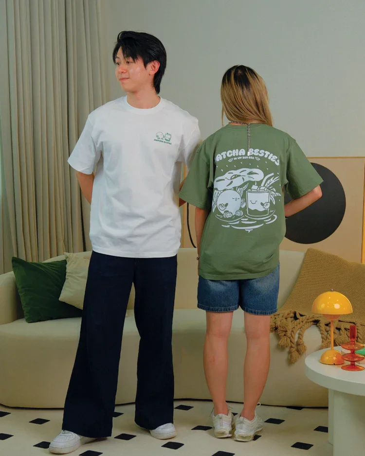 THE EVERYDAY CLUB | Matcha Besties T-Shirt - Image 3