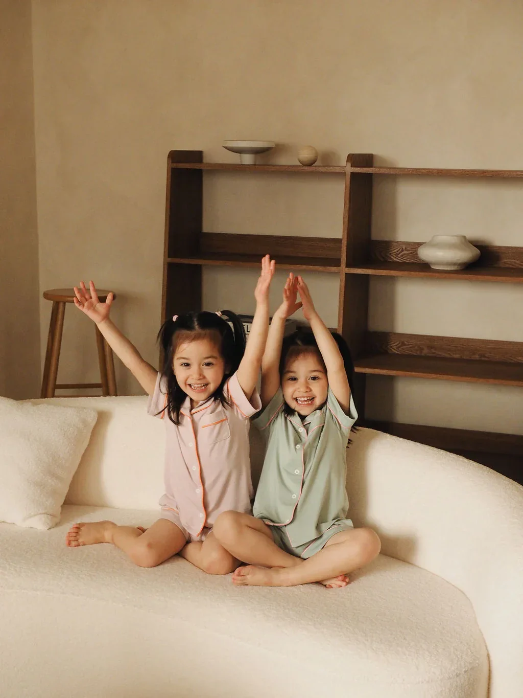 SELENIGHT CO | Mini Signature Pyjamas Set | Spring Green - Image 4