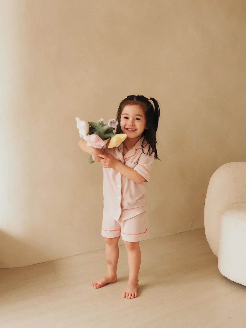SELENIGHT CO | Mini Signature Pyjamas Set | Spring Pink - Image 4