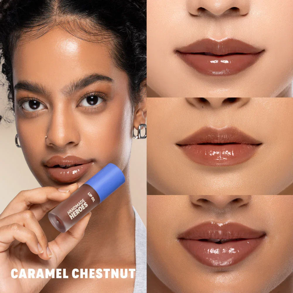 HANDMADE HEROES | Mother of All Lip Oil - Caramel Chestnut - Image 4